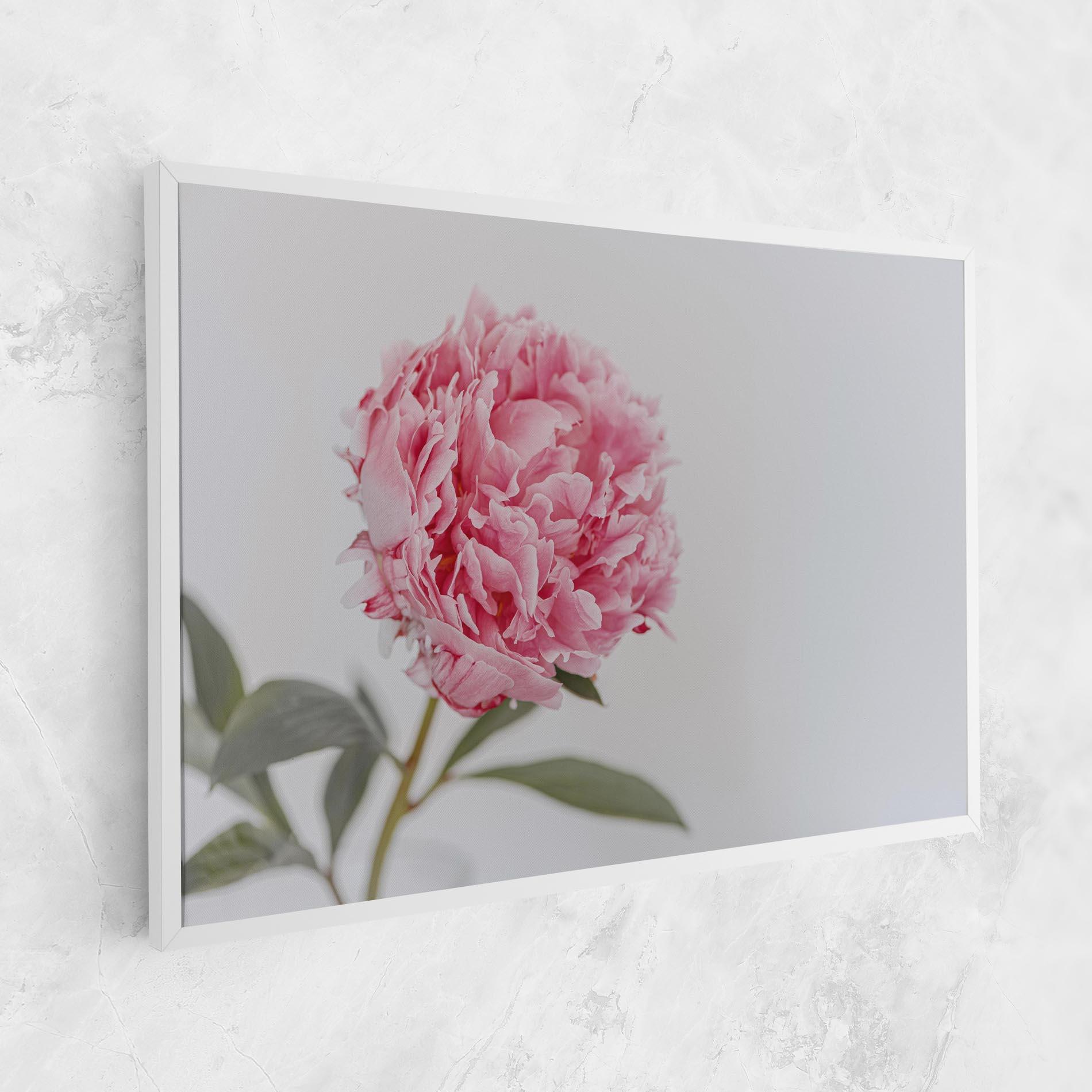 Leinwandbild One Peony mockup 1