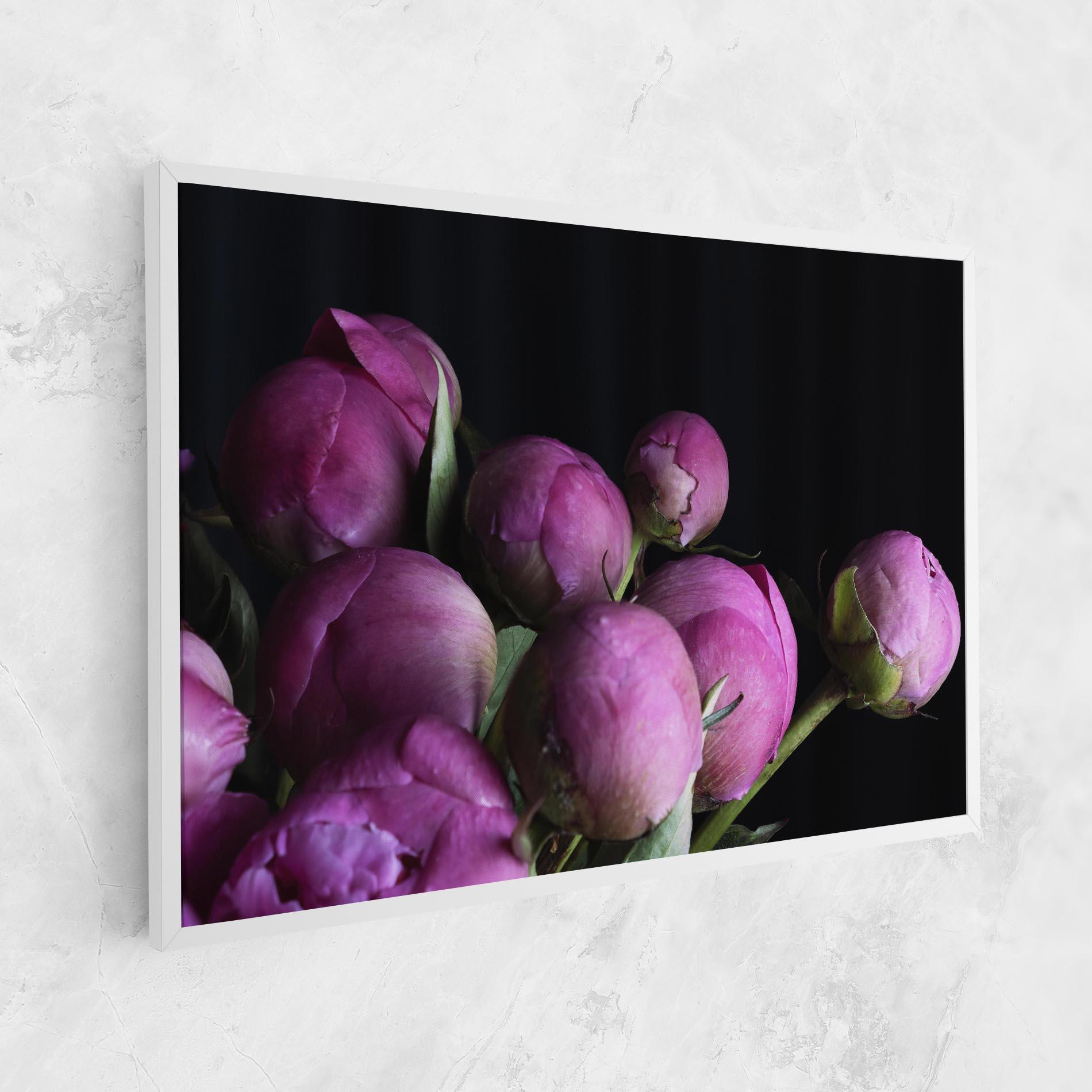 Leinwandbild Peony Buds mockup 1