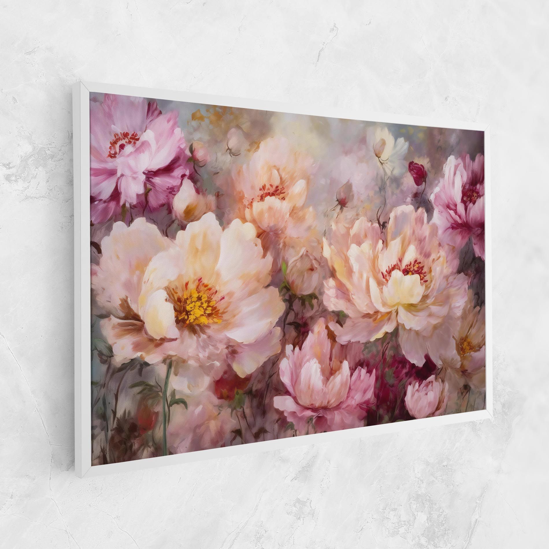 Peony Painting Art mockup 1