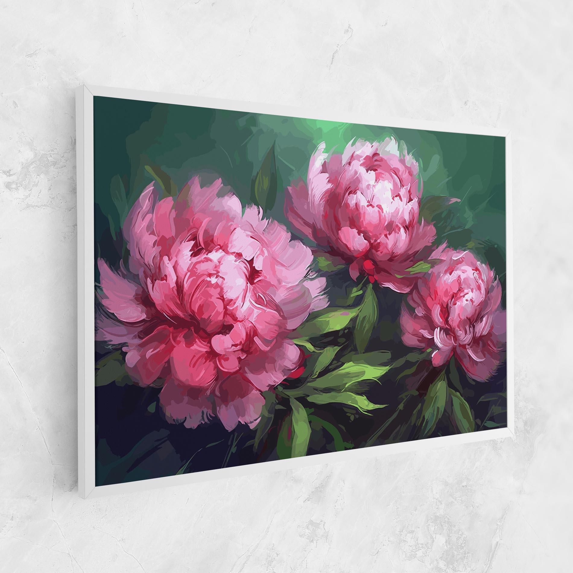 Leinwandbild Pretty Peonies mockup 1