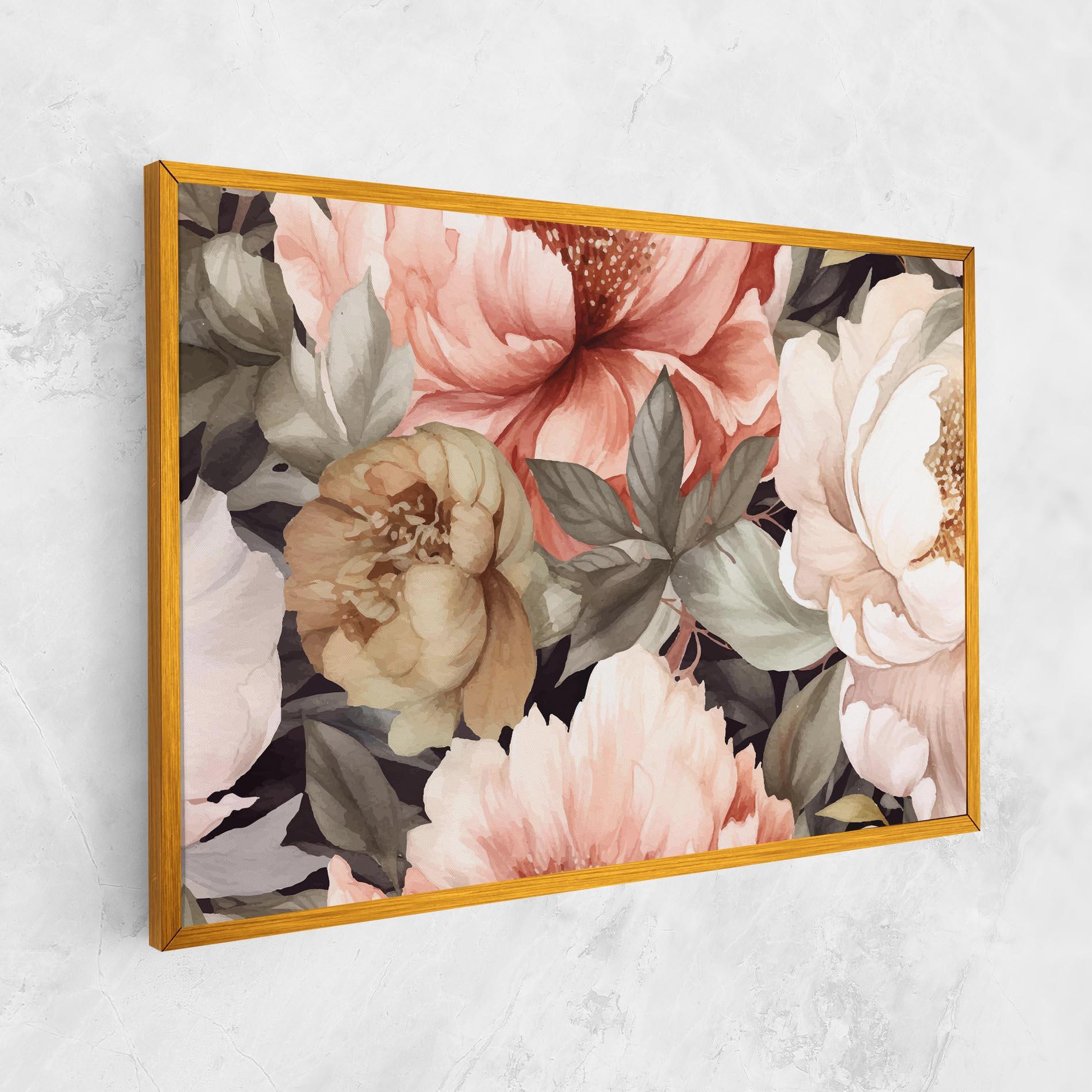 Leinwandbild Cream Pink Peony mockup 1