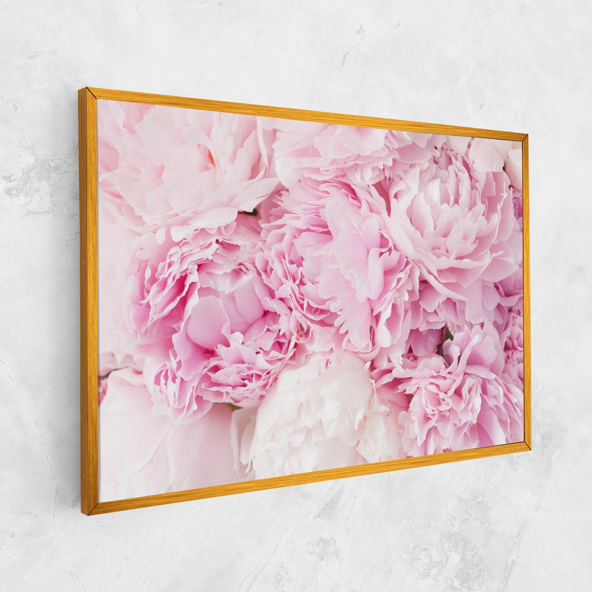 Leinwandbild Dreamy Pink Pastel Peony mockup 1