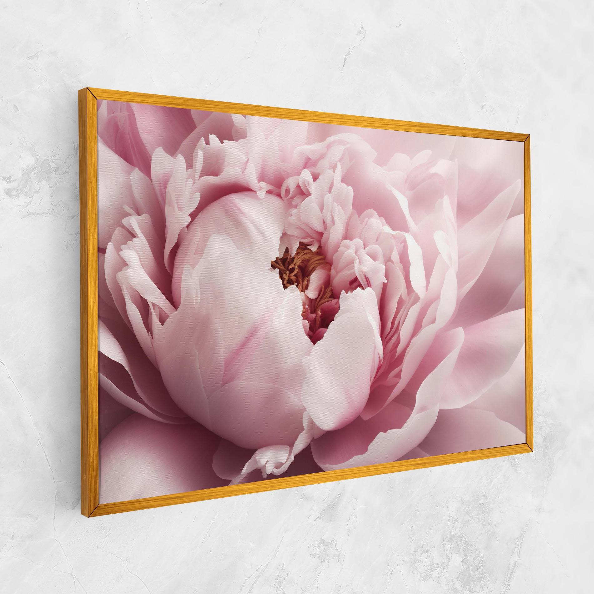 Leinwandbild Pastel Peony Petals mockup 1