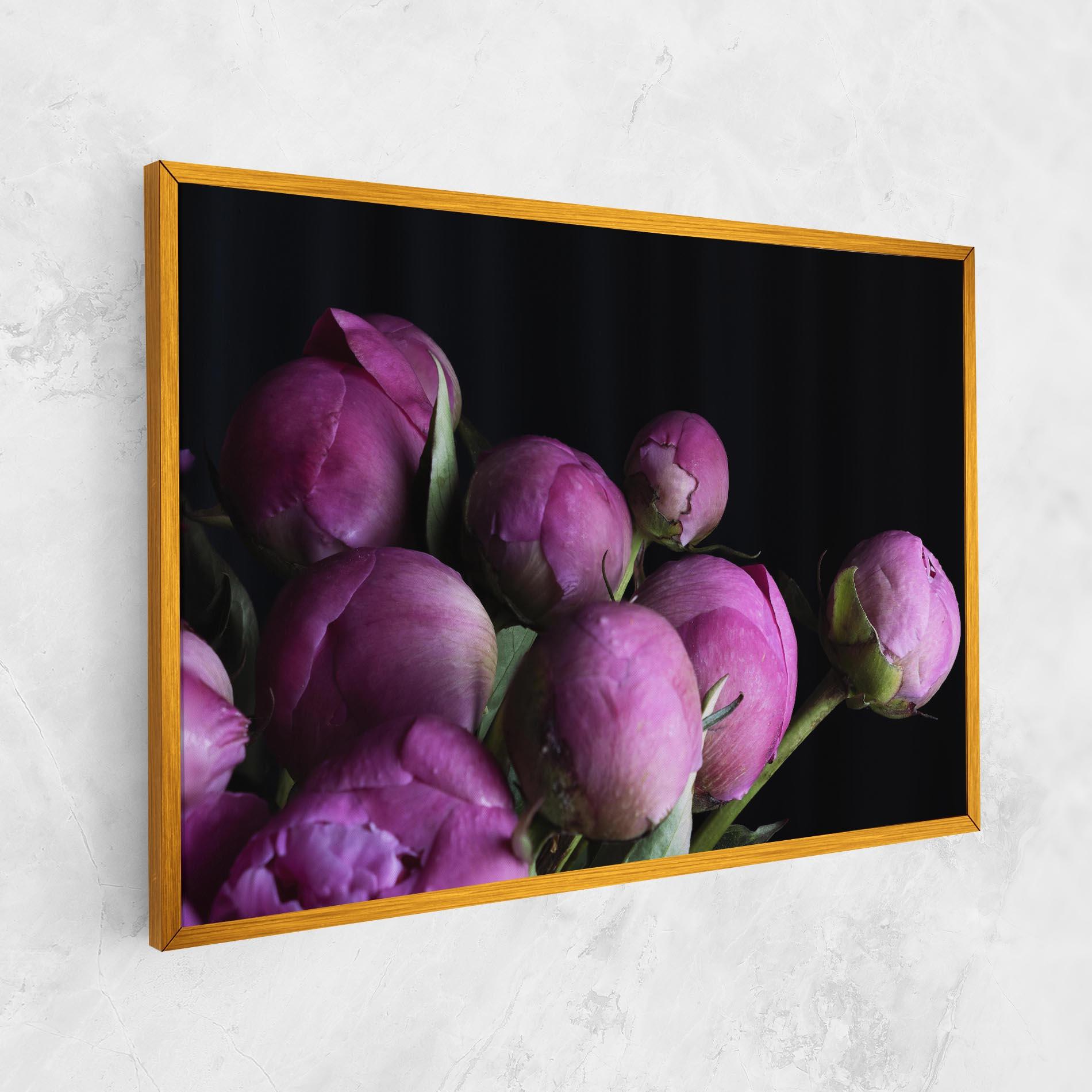 Leinwandbild Peony Buds mockup 1