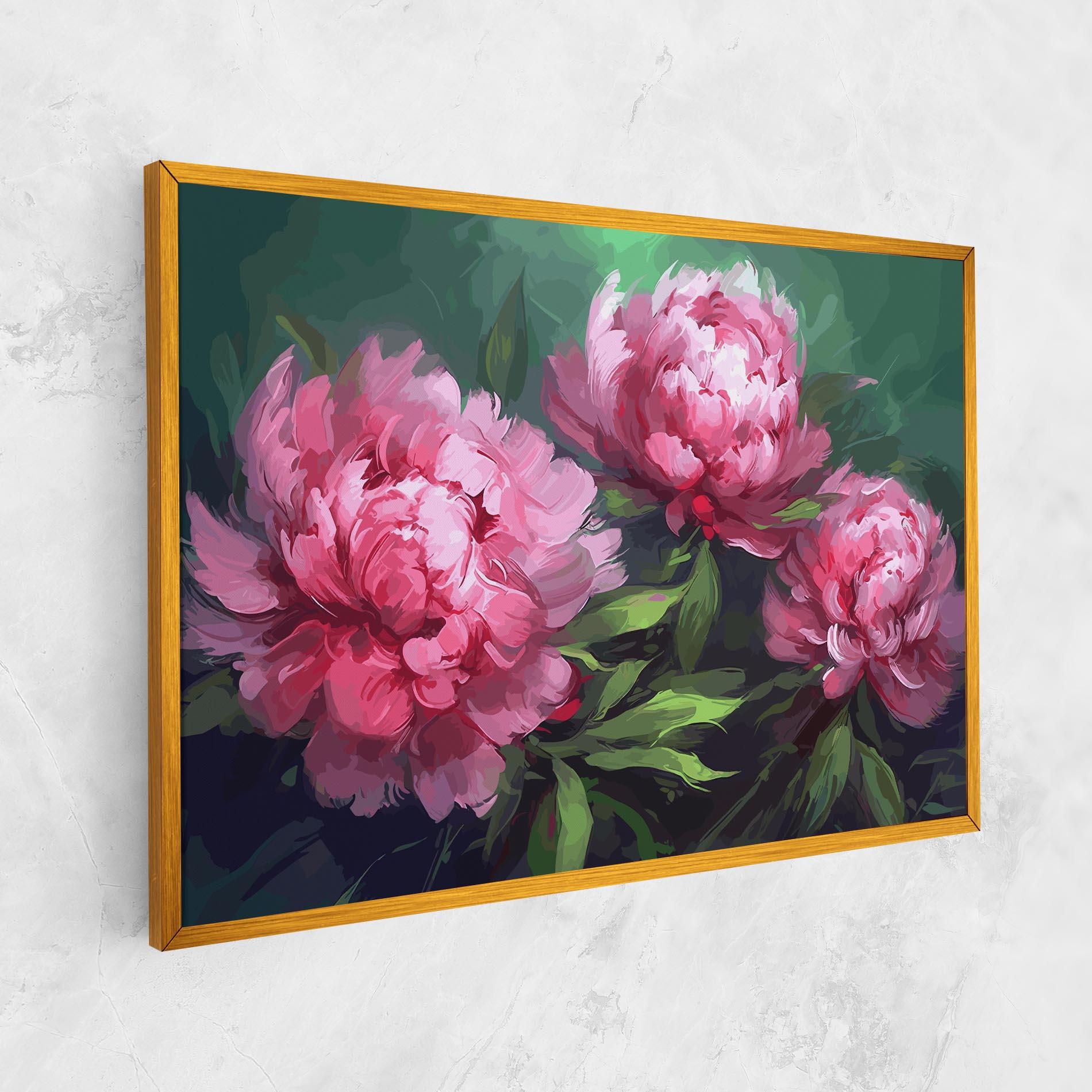 Leinwandbild Pretty Peonies mockup 1