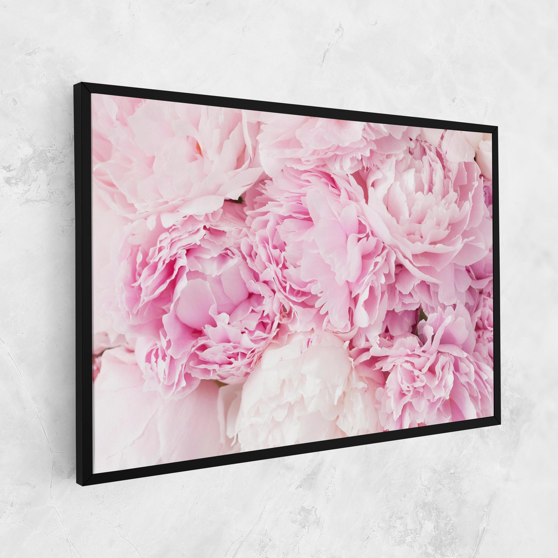 Leinwandbild Dreamy Pink Pastel Peony mockup 1