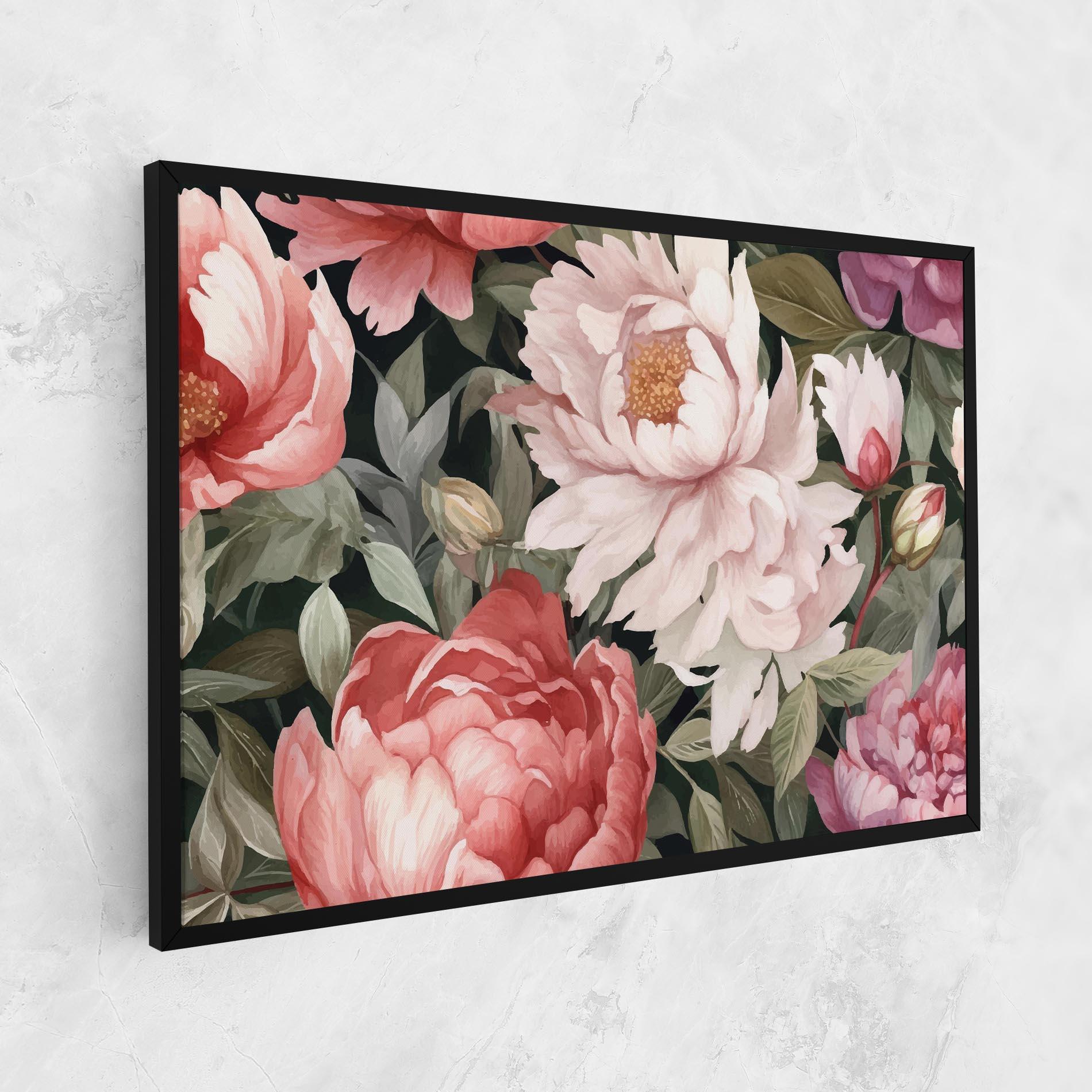 Leinwandbild Light Peony Art mockup 1