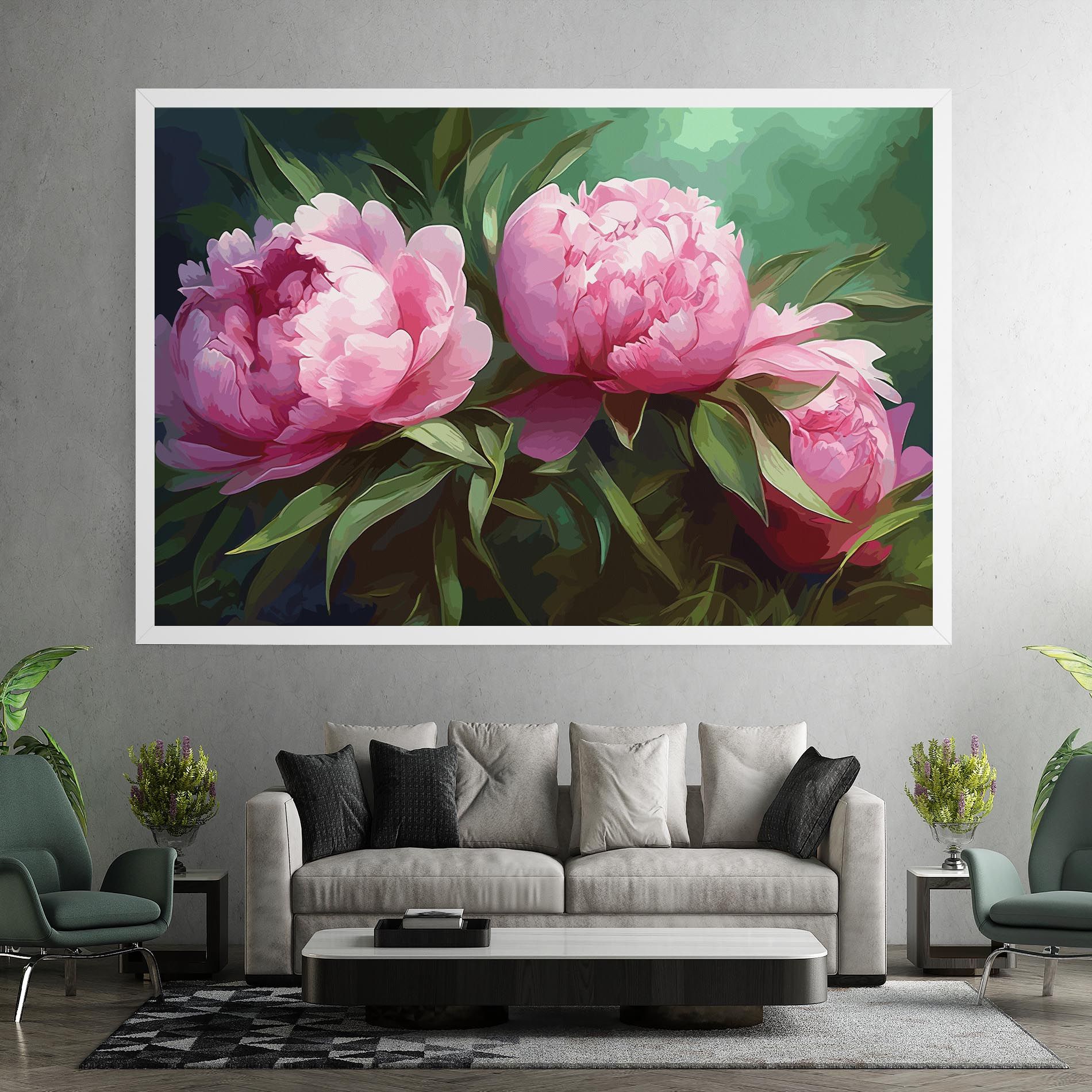 Peonies Art mockup 7