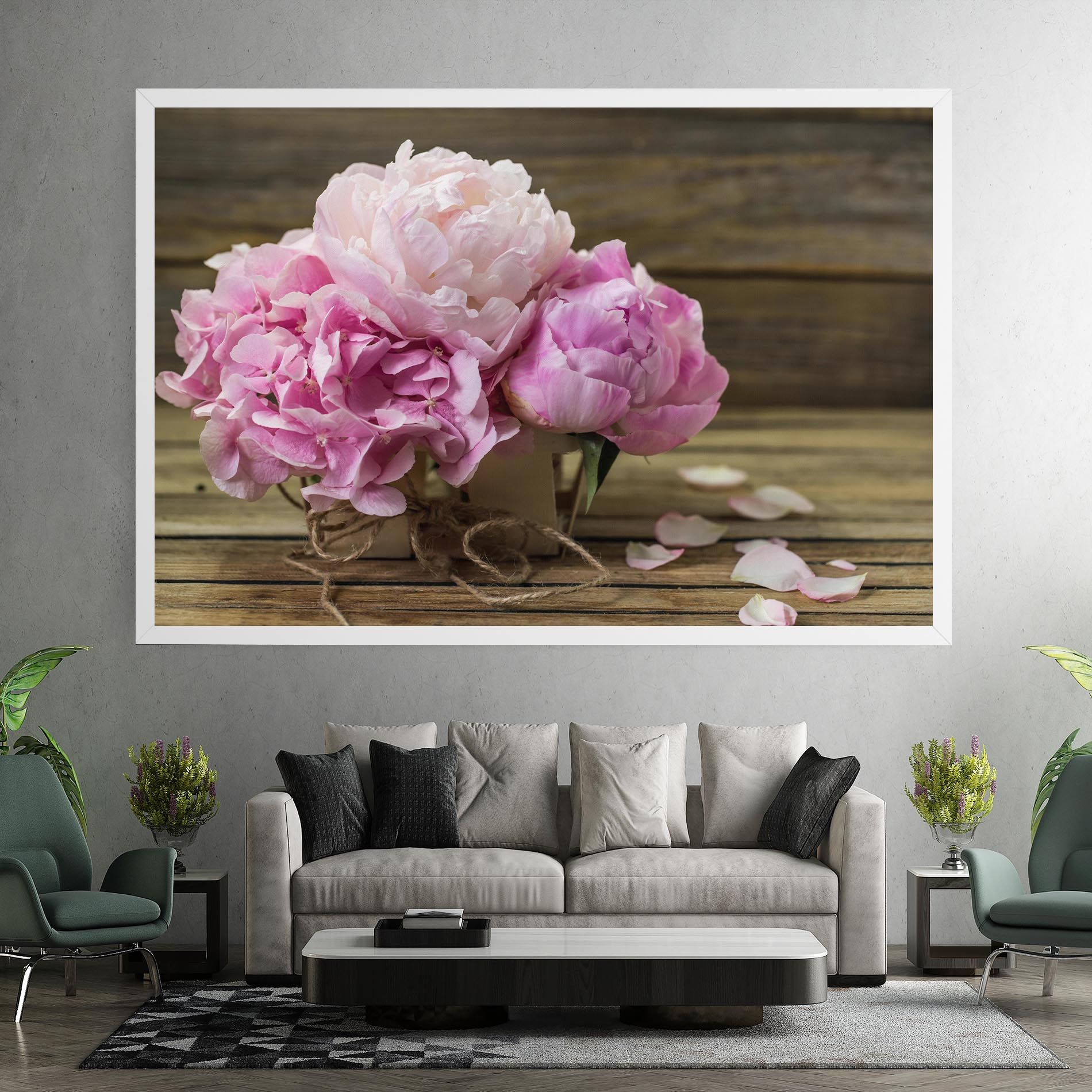 Peony On Table mockup 7