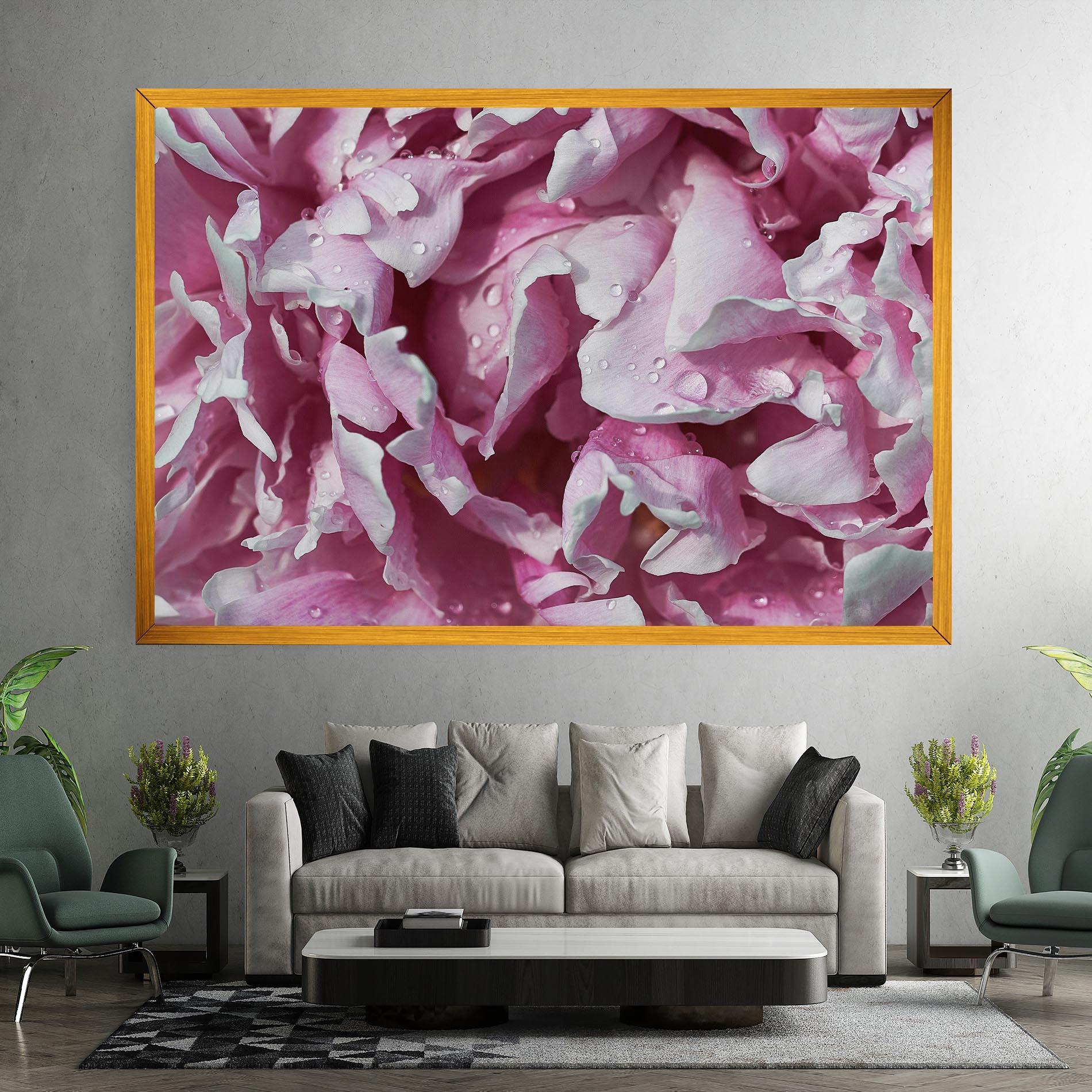 Leinwandbild Peony Petals mockup 7