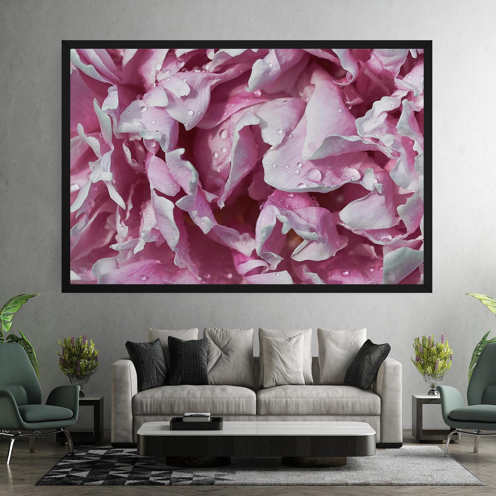 Leinwandbild Peony Petals mockup 7