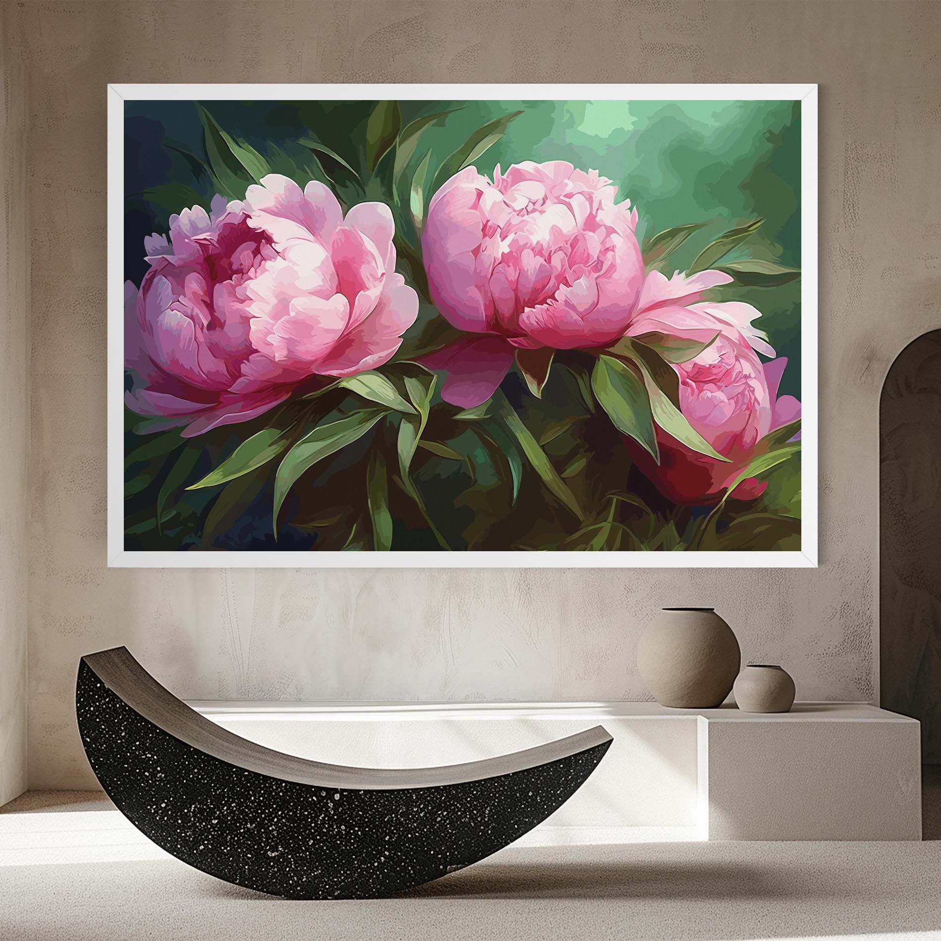 Peonies Art mockup 8