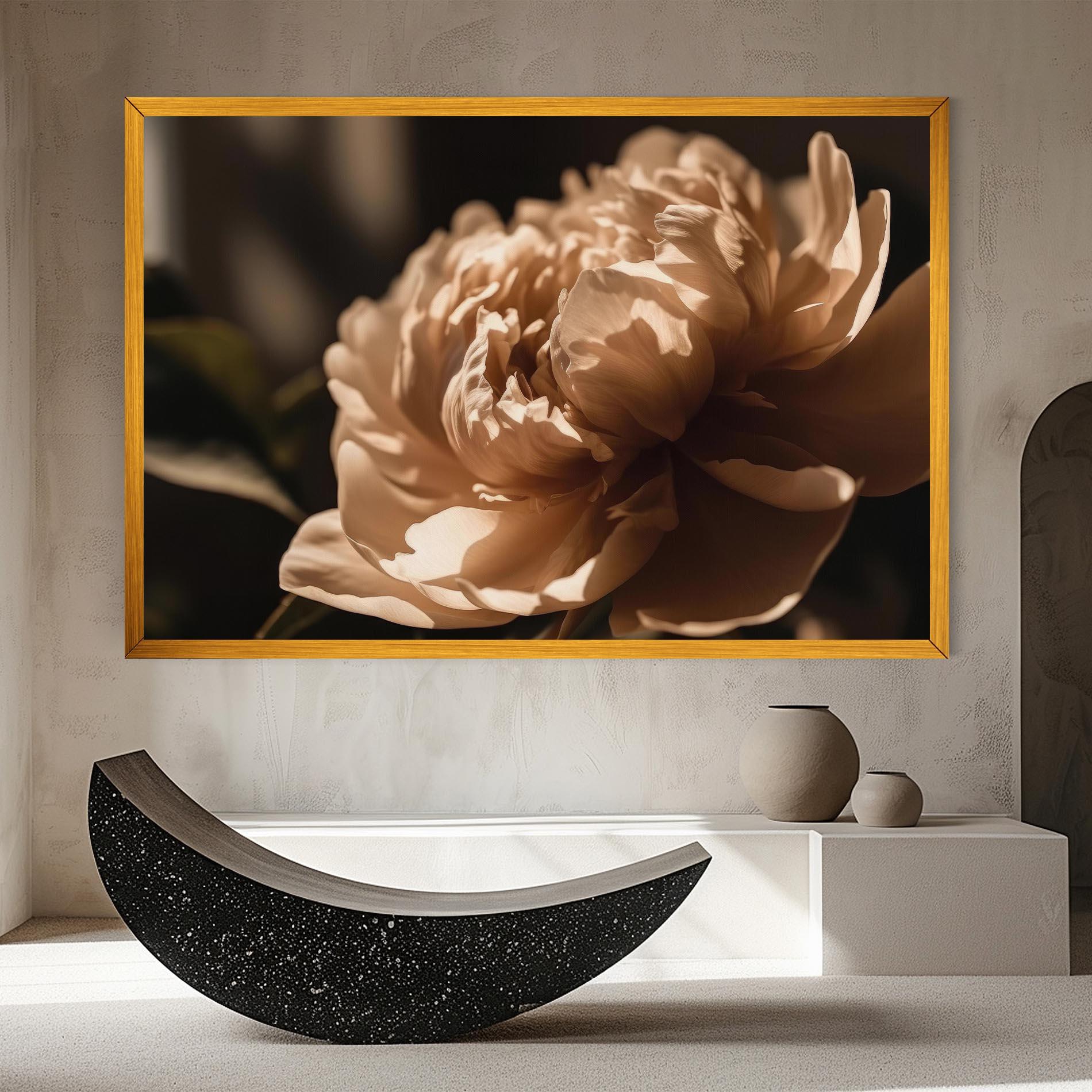 Leinwandbild Cream Peony mockup 8