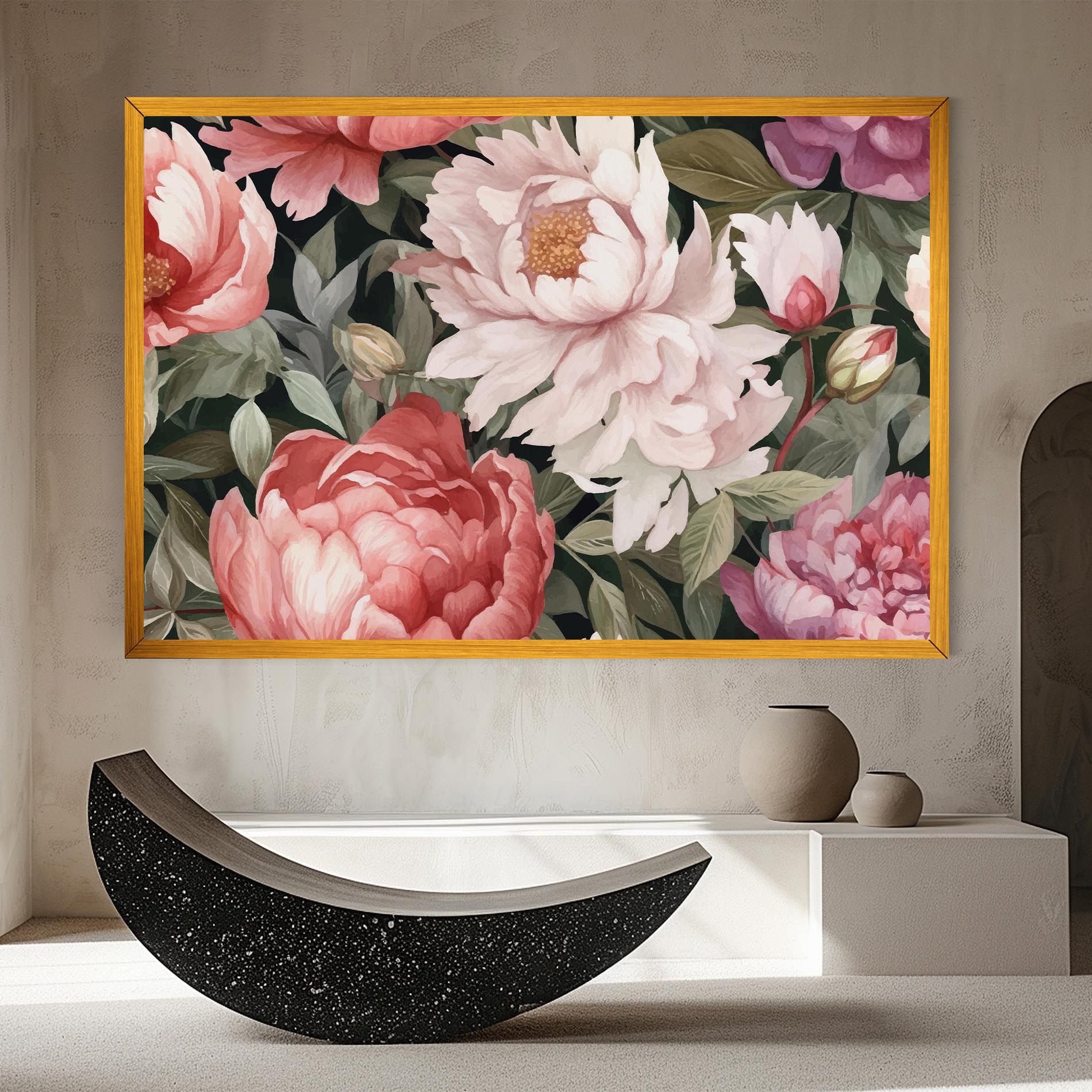 Light Peony Art mockup 8