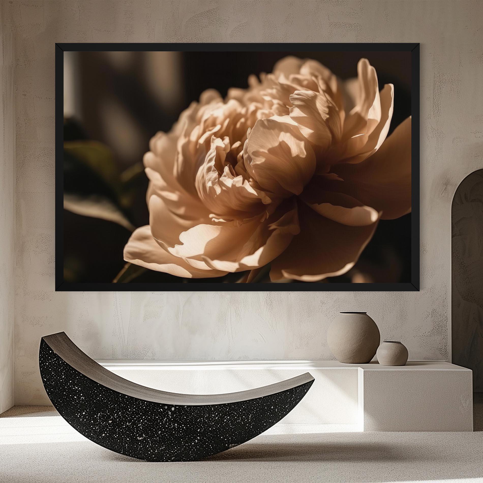 Leinwandbild Cream Peony mockup 8