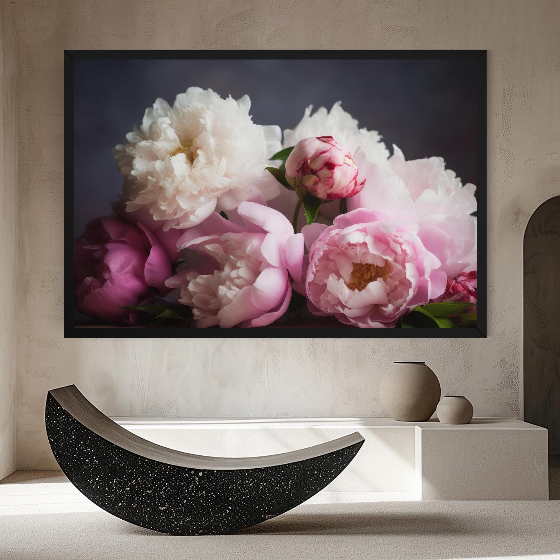 Peonies With Grey mockup 8