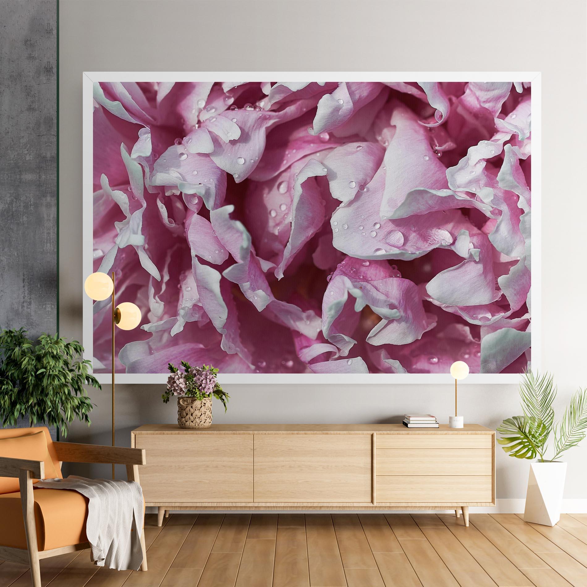 Leinwandbild Peony Petals mockup 9