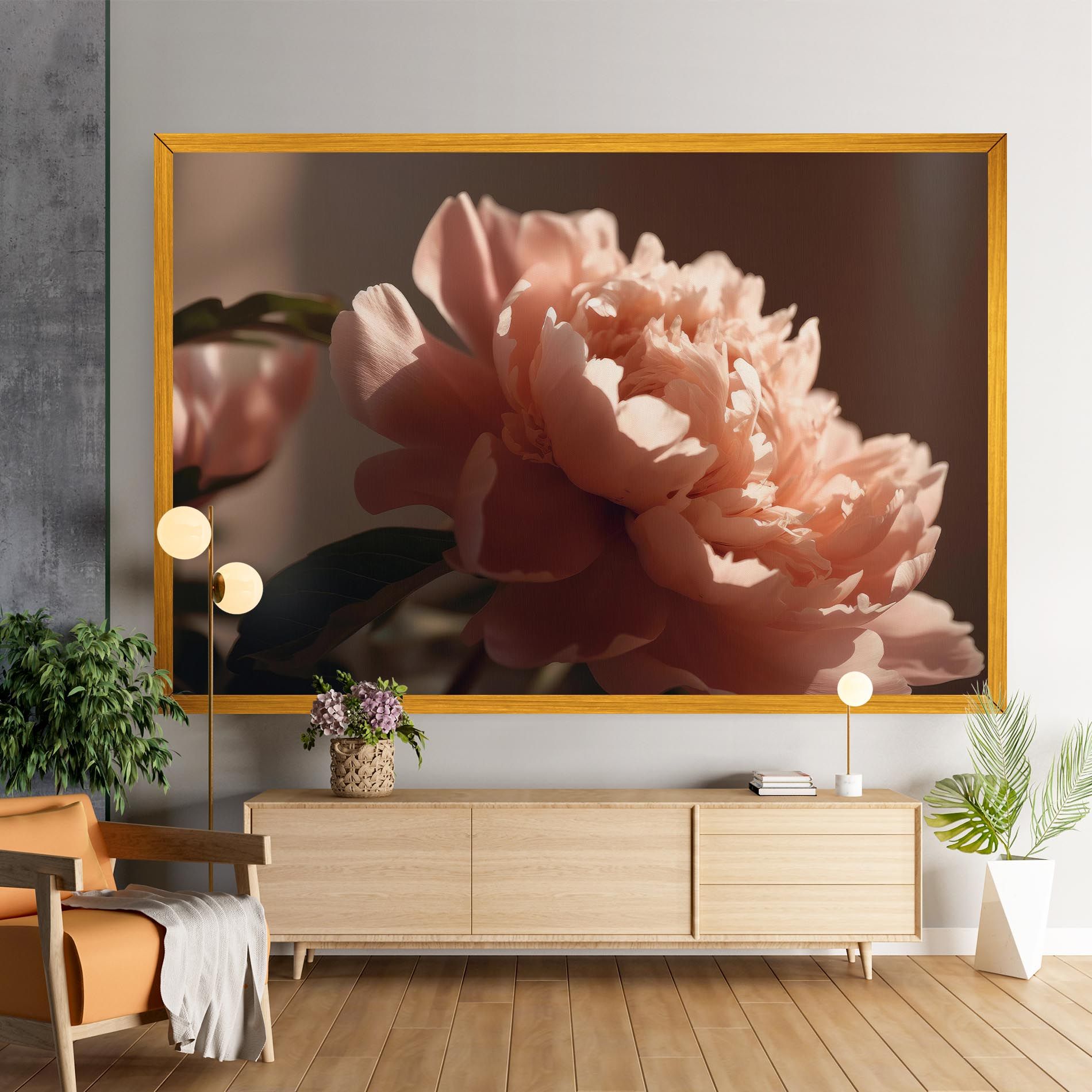 Light Orange Peony View mockup 9