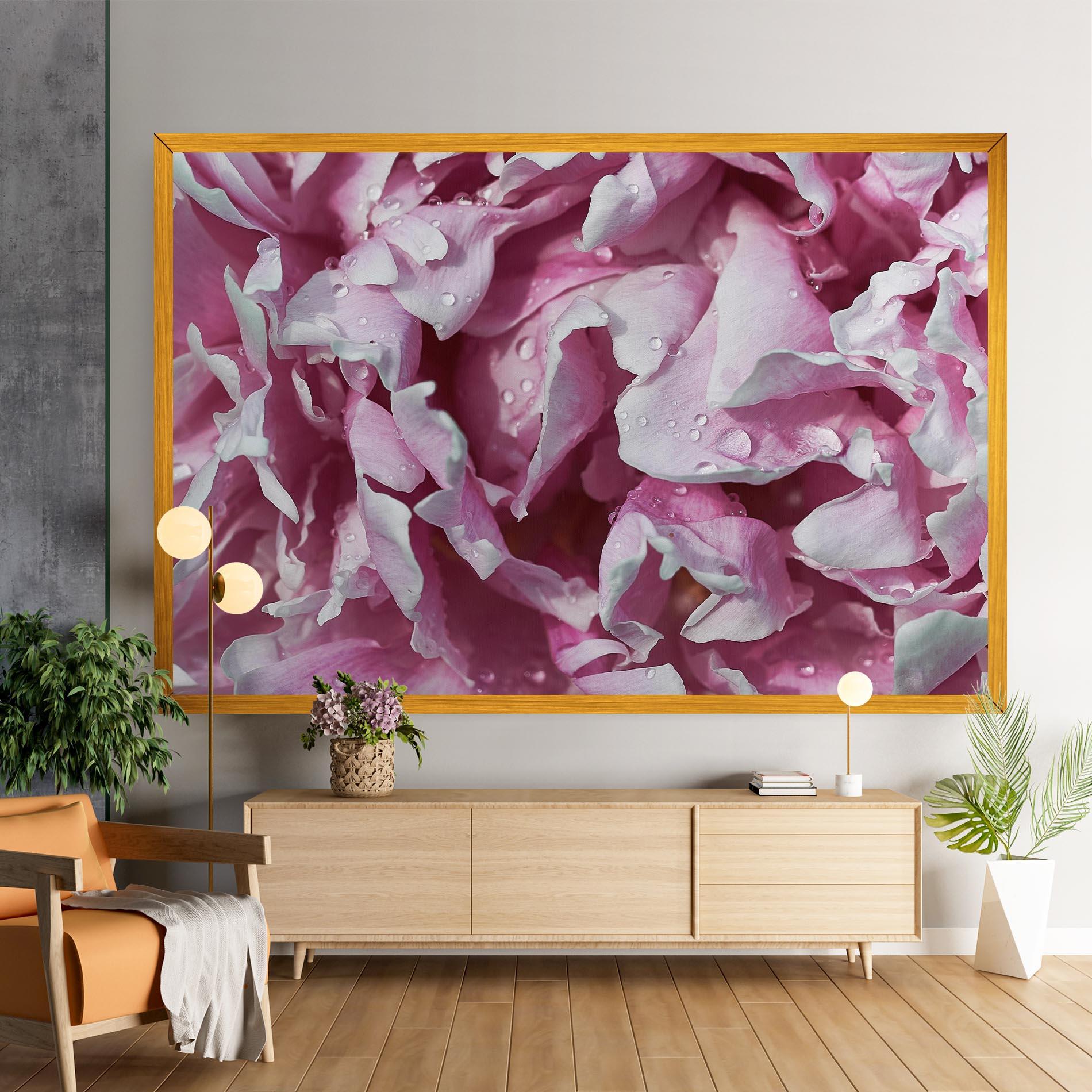 Leinwandbild Peony Petals mockup 9