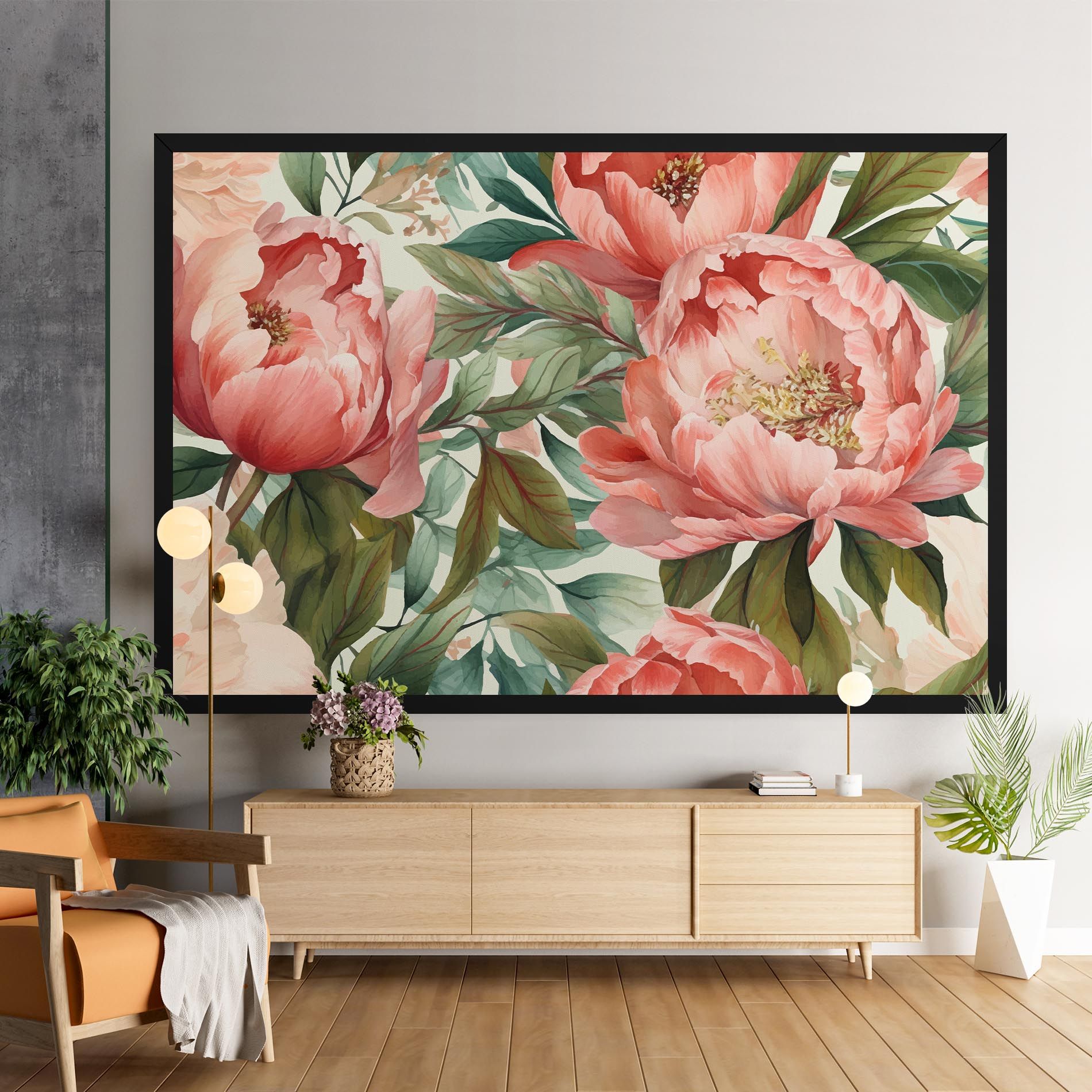Light Red Peony mockup 9