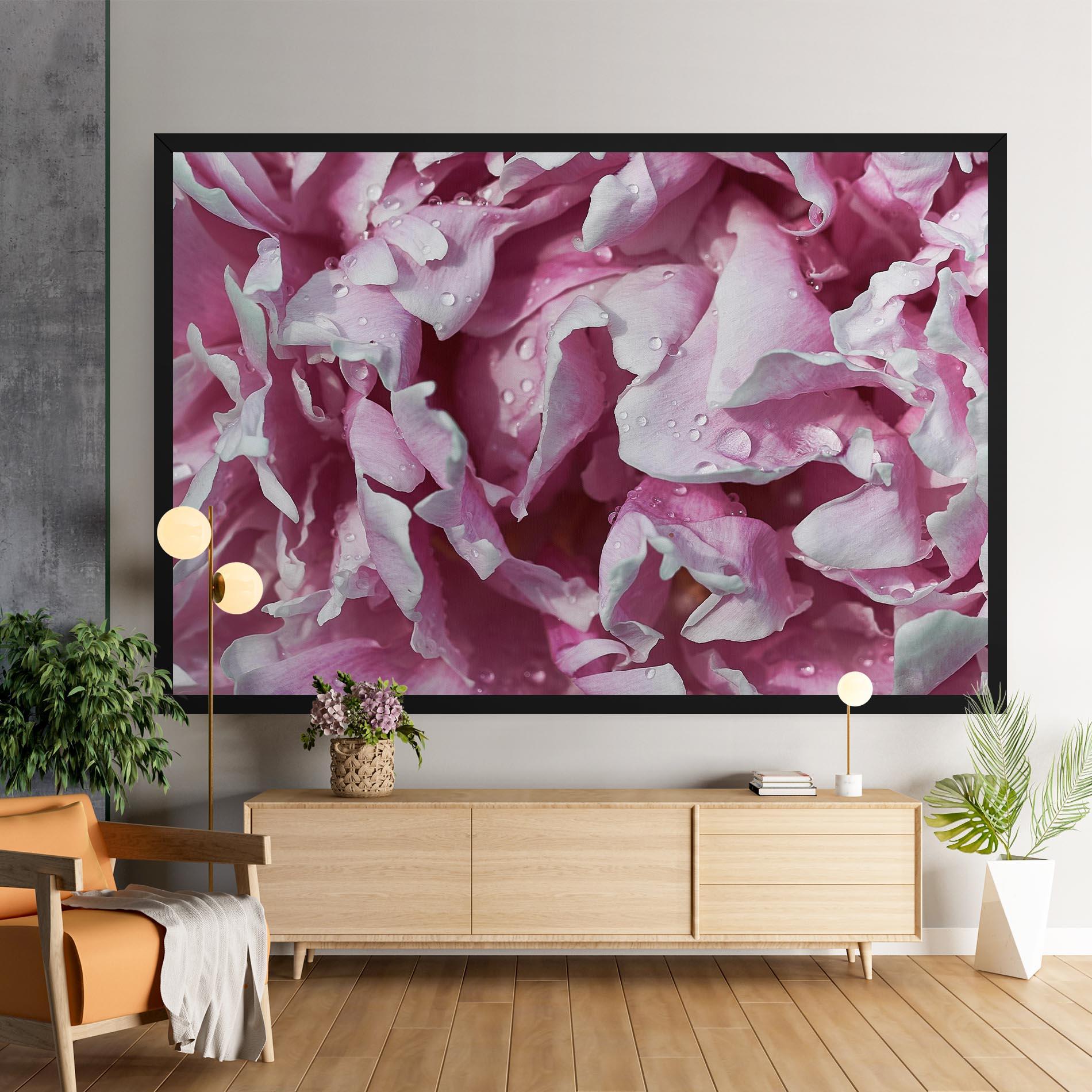 Leinwandbild Peony Petals mockup 9