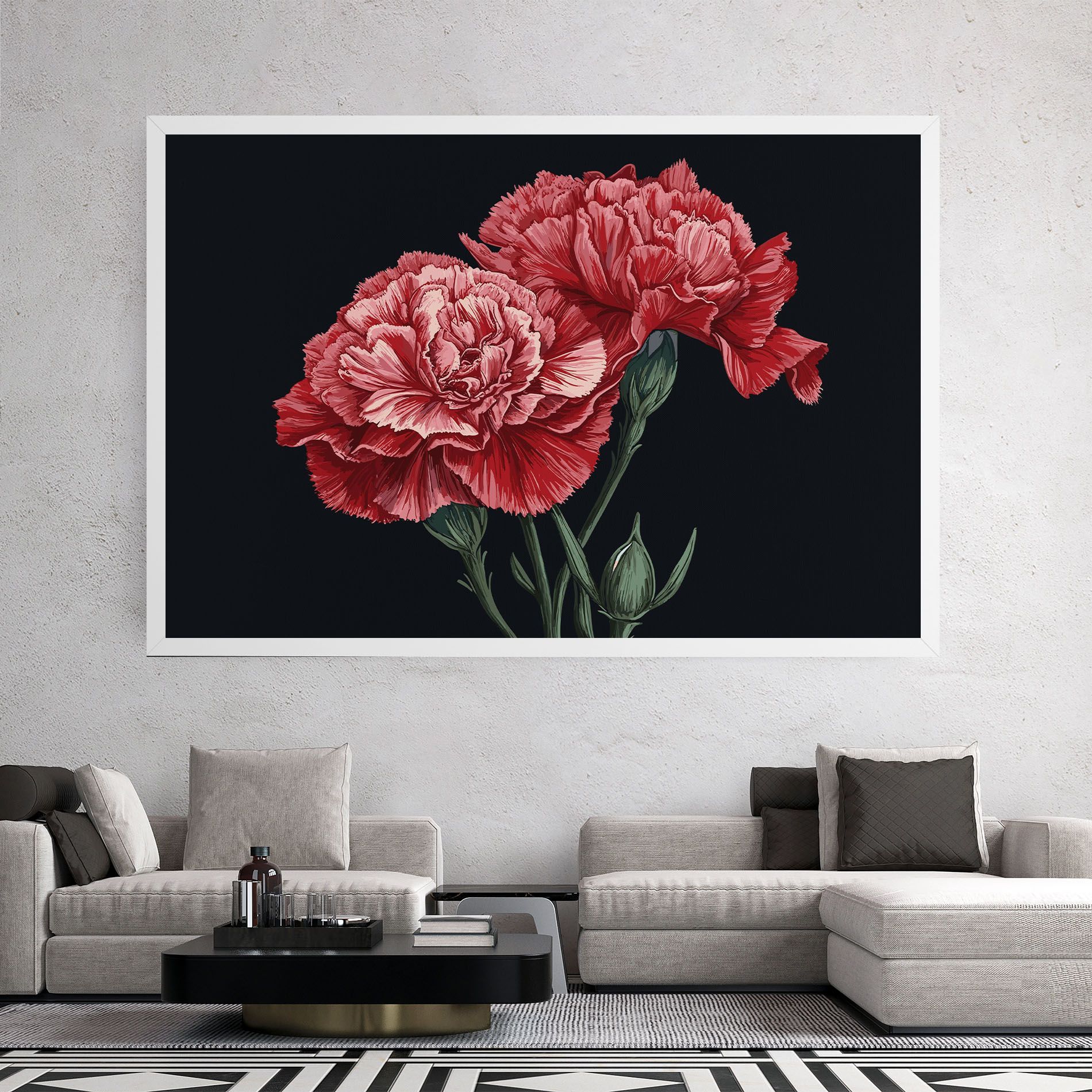 Beautiful Peony mockup 2