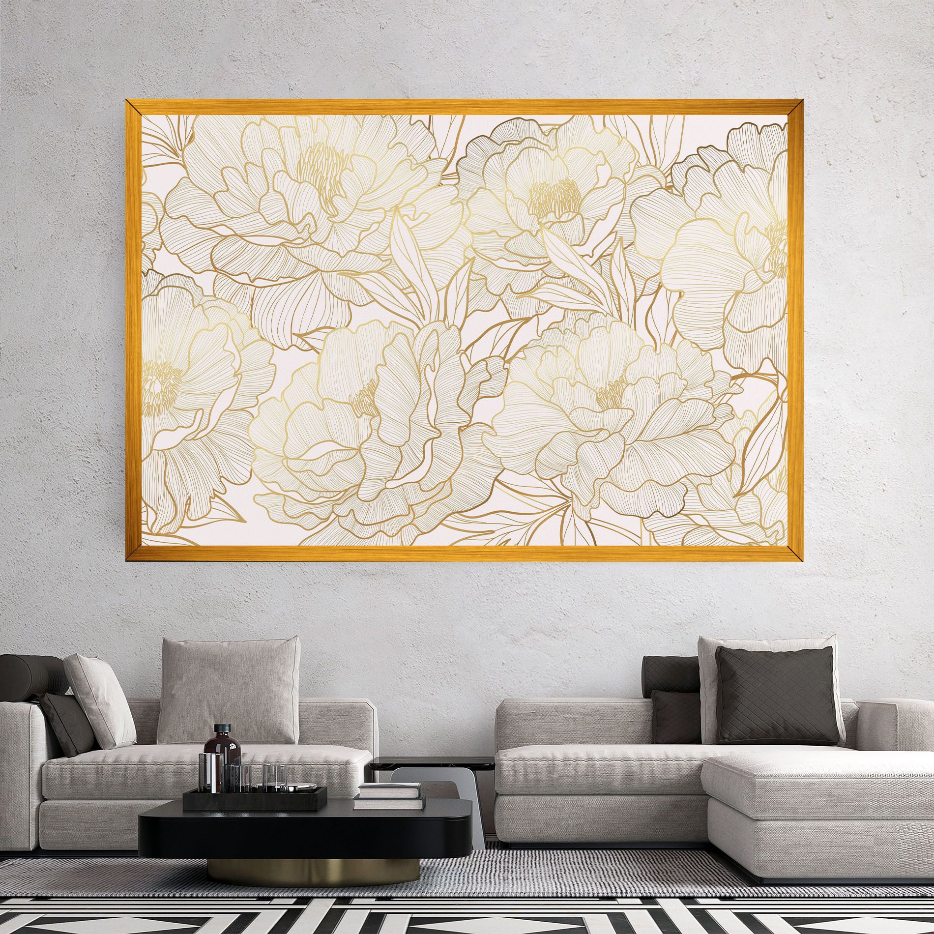 Golden Peony mockup 2