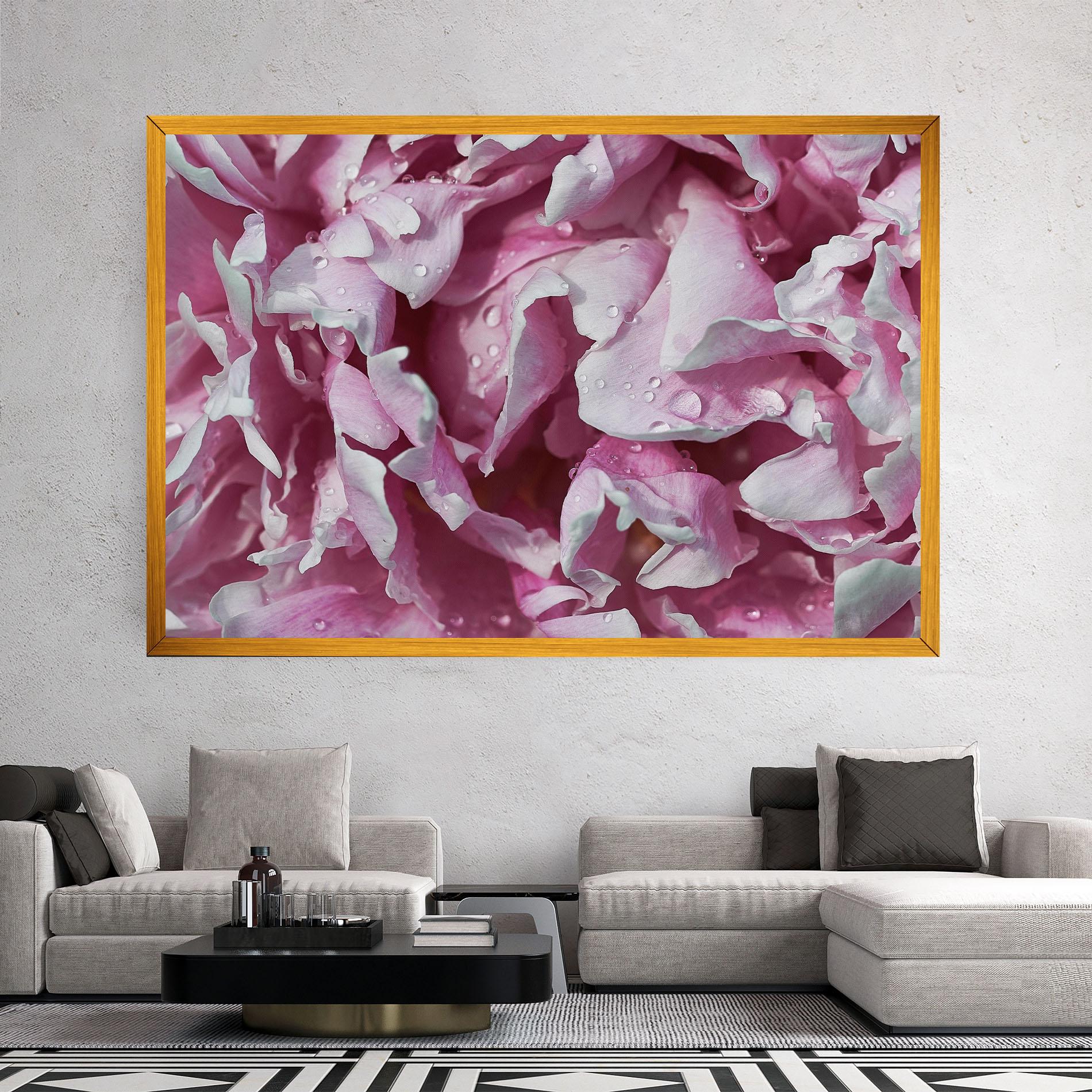 Leinwandbild Peony Petals mockup 2