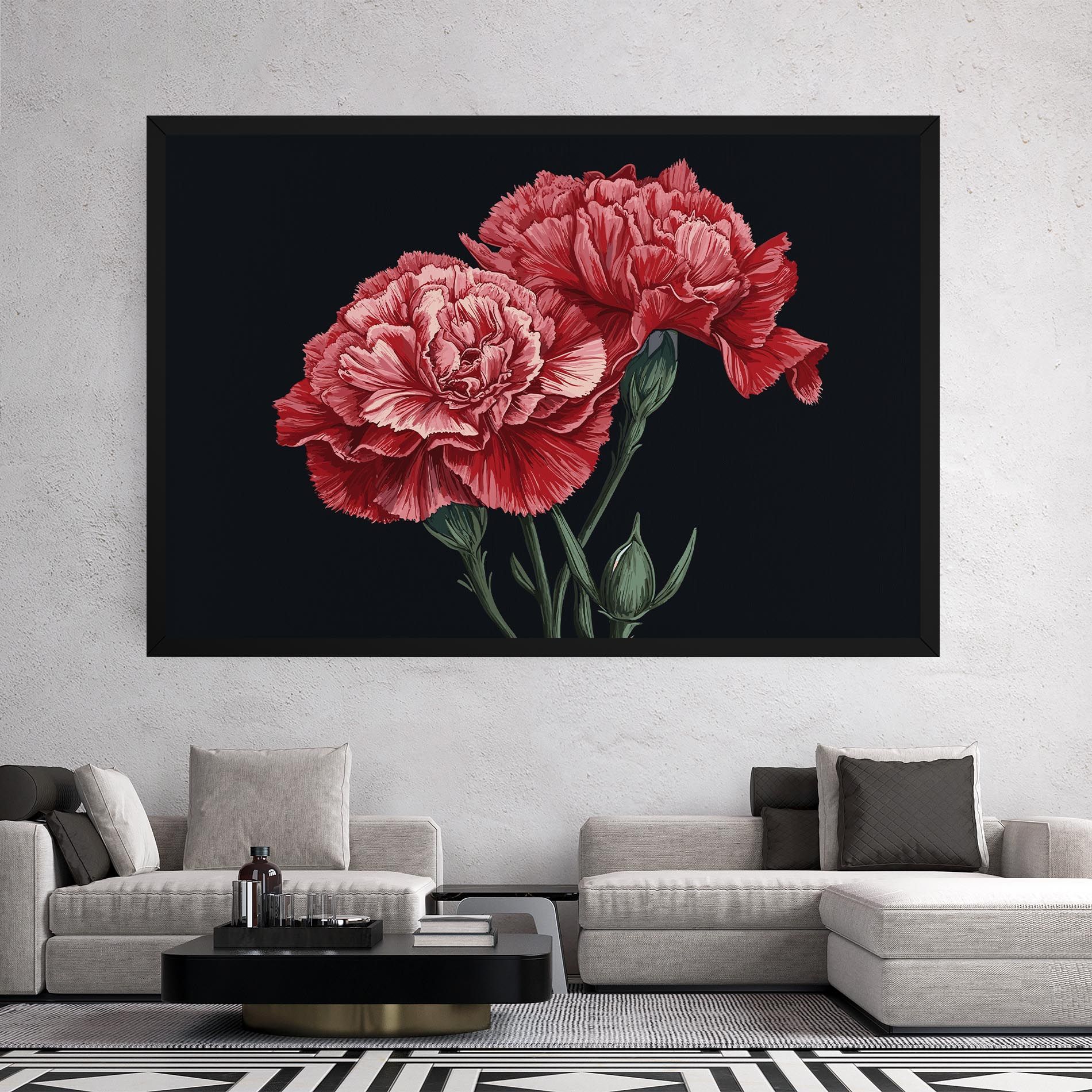 Beautiful Peony mockup 2