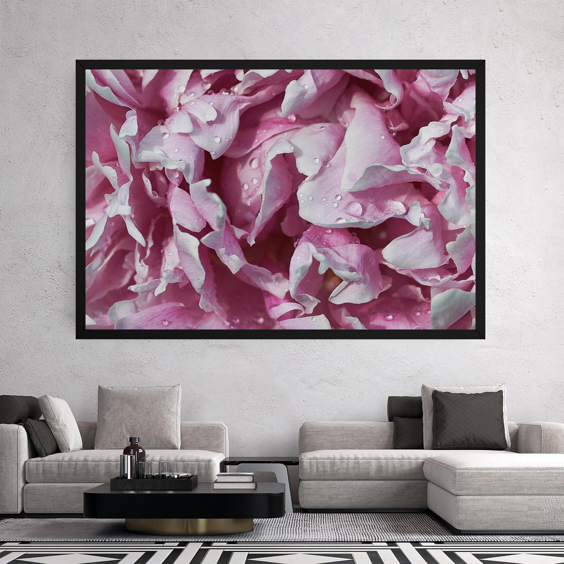 Leinwandbild Peony Petals mockup 2
