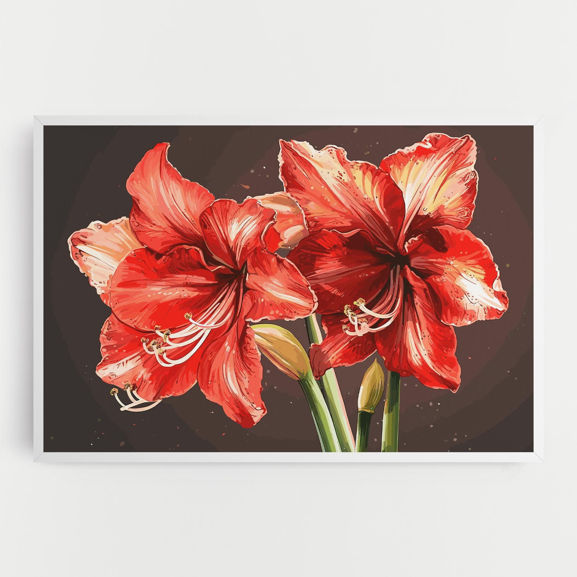 Orange Pretty Lily mockup 0