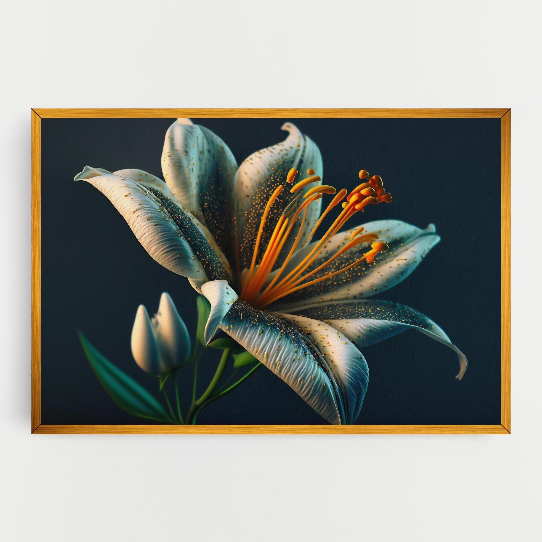 Blue Grey Lily mockup 0