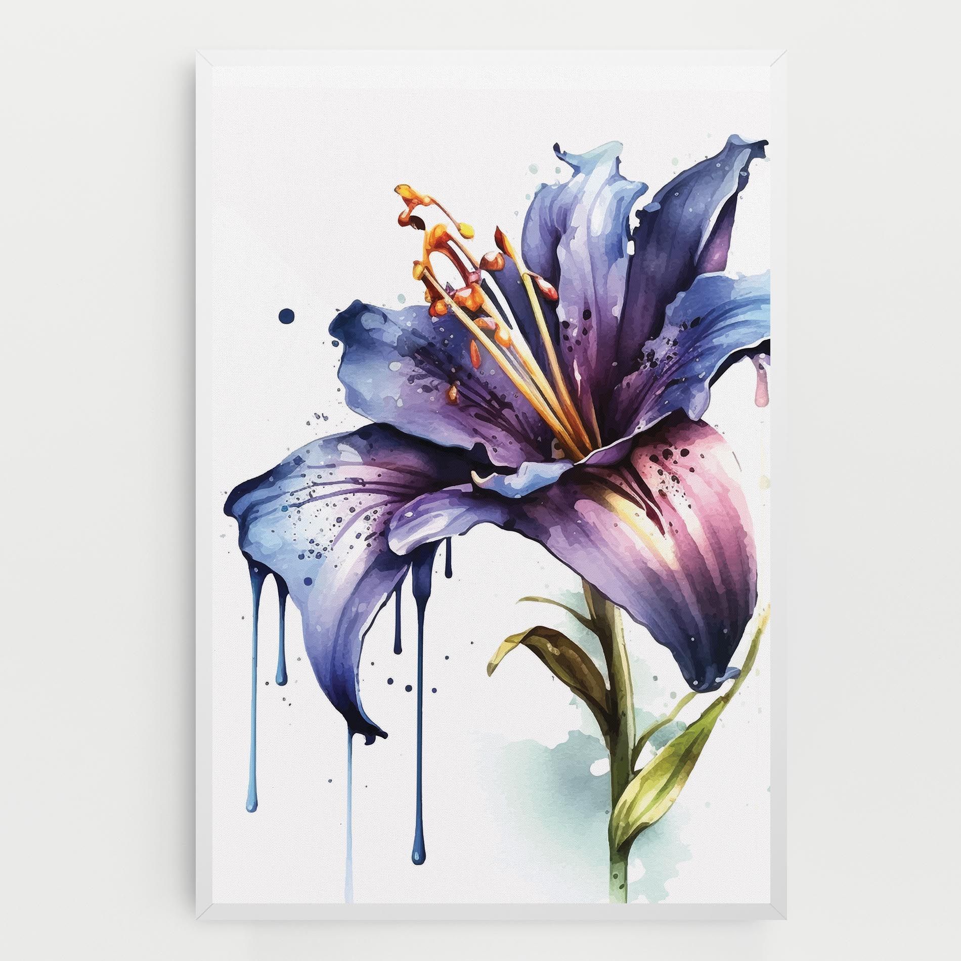 Purple Orange Lily mockup 0