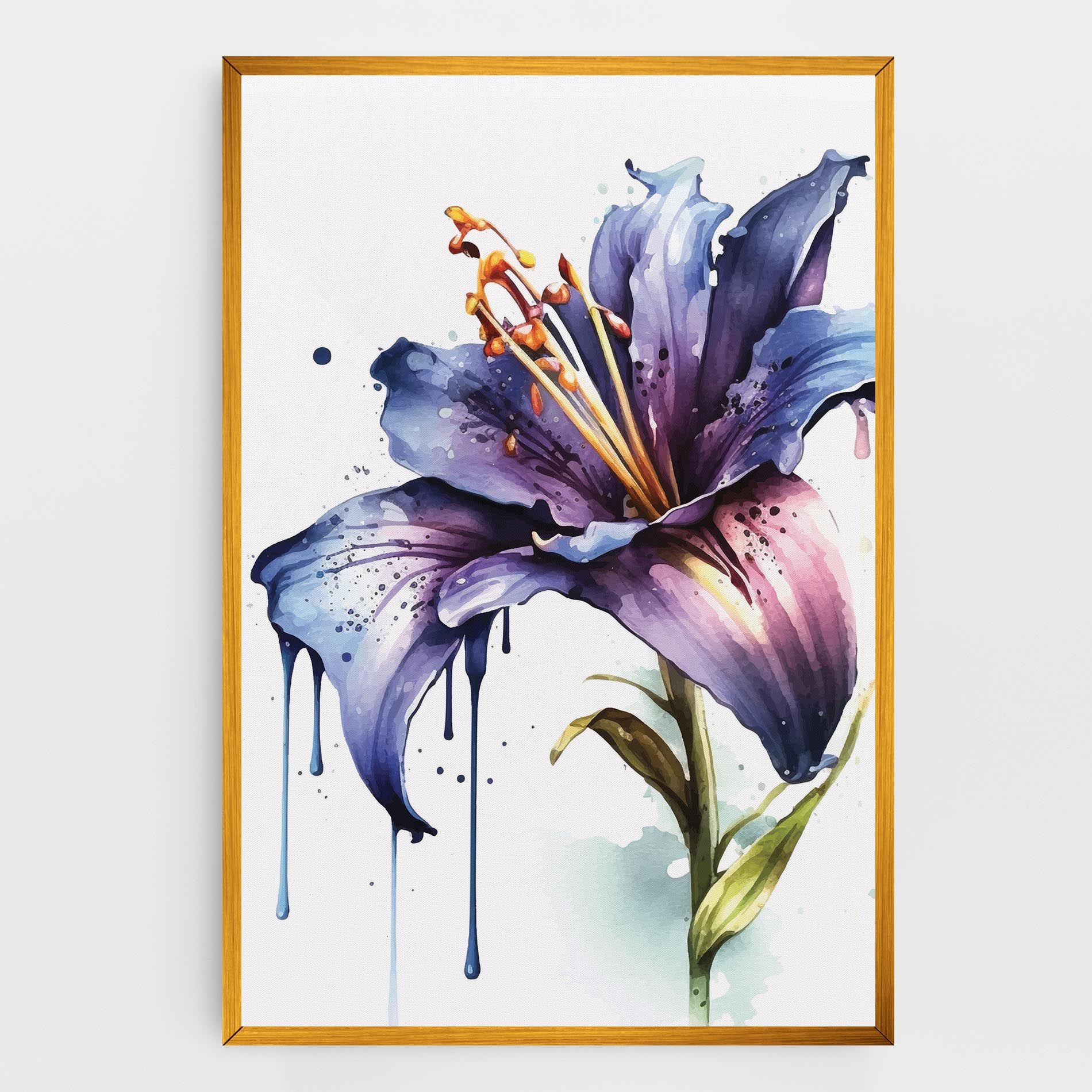 Purple Orange Lily mockup 0