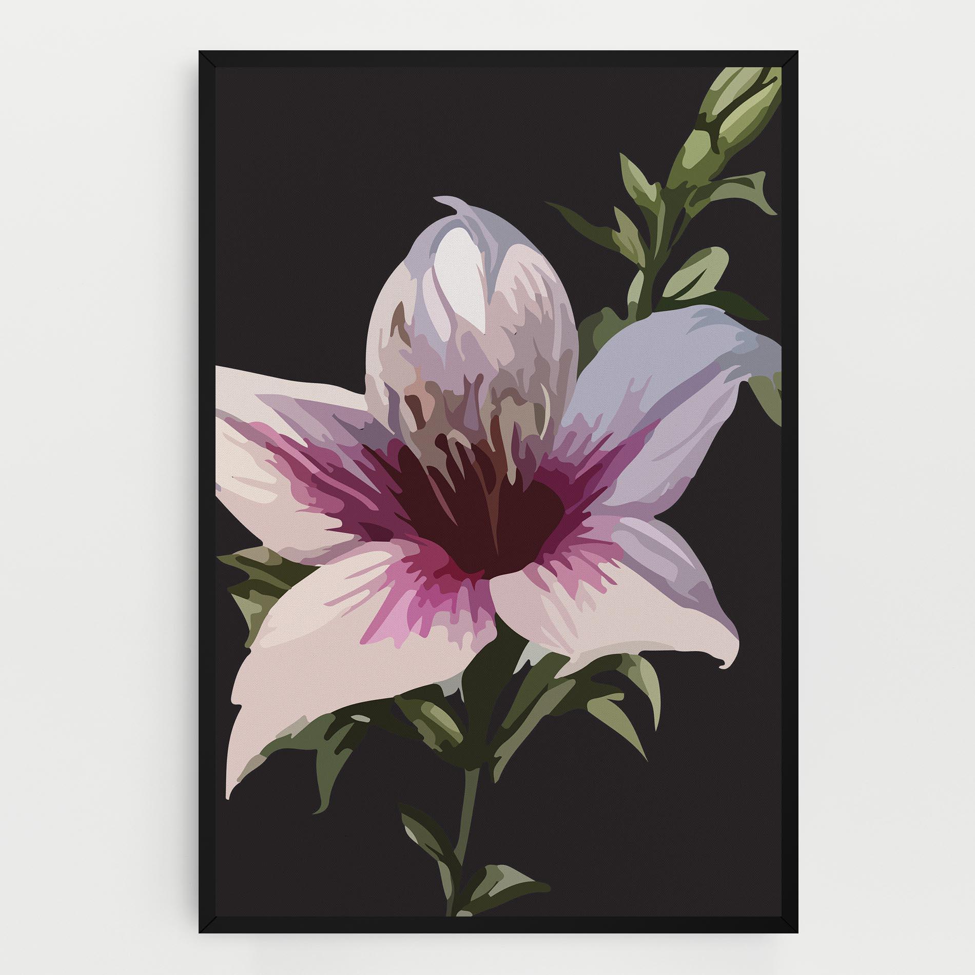 Leinwandbild Pink Pretty Lily mockup 0