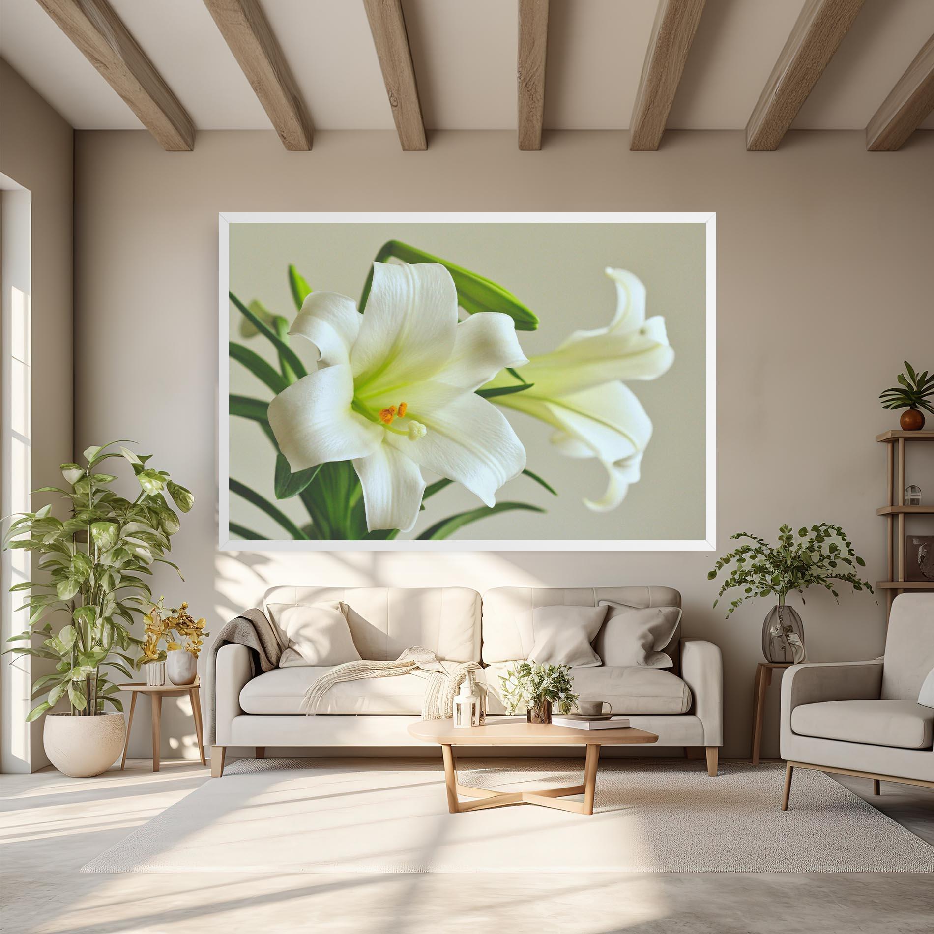 Leinwandbild Green Lily mockup 6
