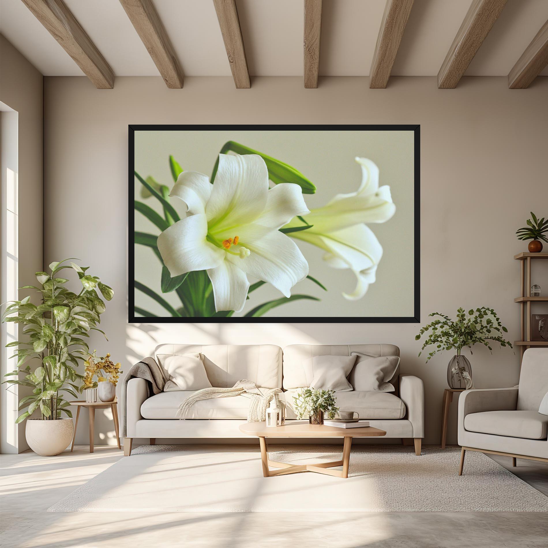 Leinwandbild Green Lily mockup 6