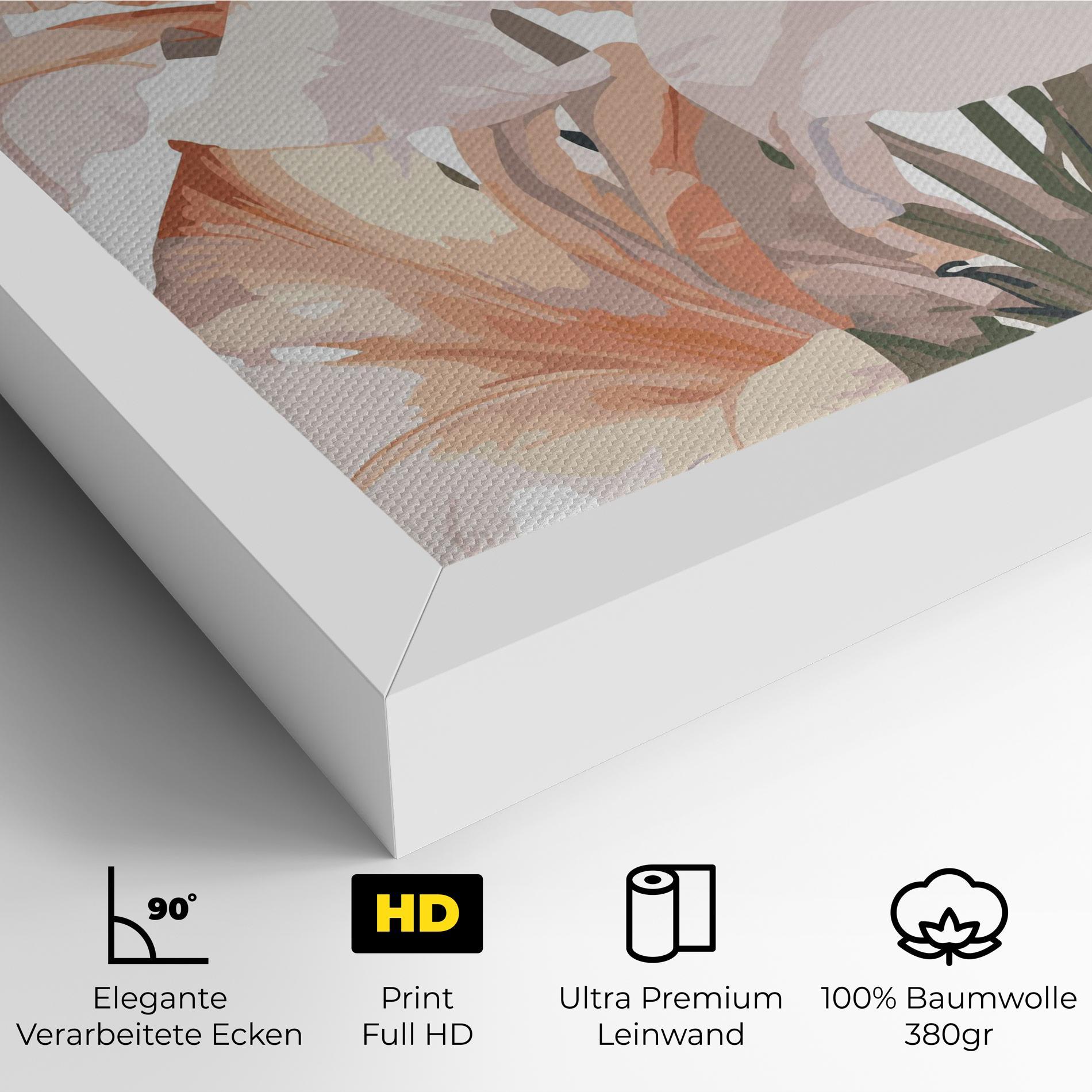 Leinwandbild Light Pink Lily mockup 4
