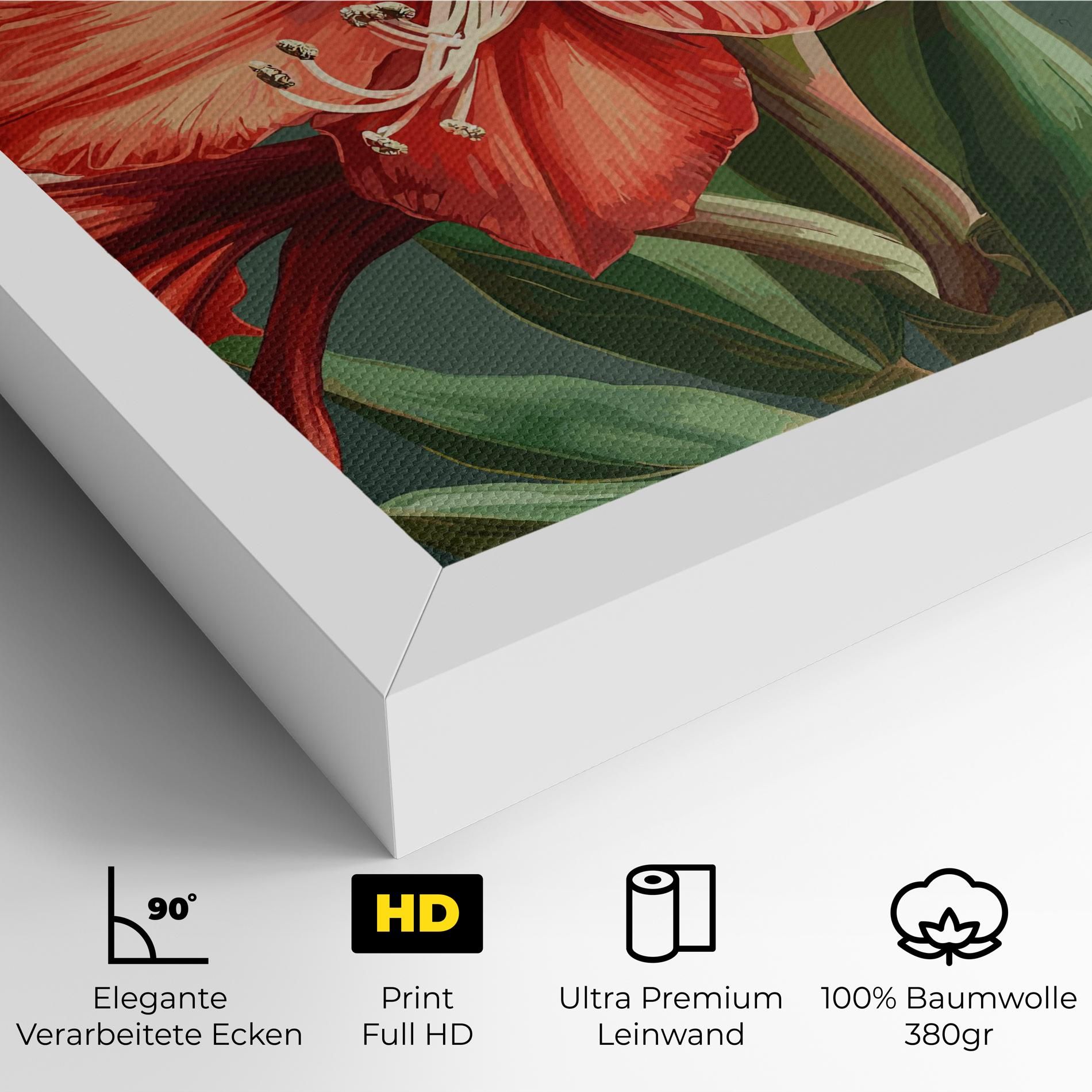 Lily Orange Art mockup 4