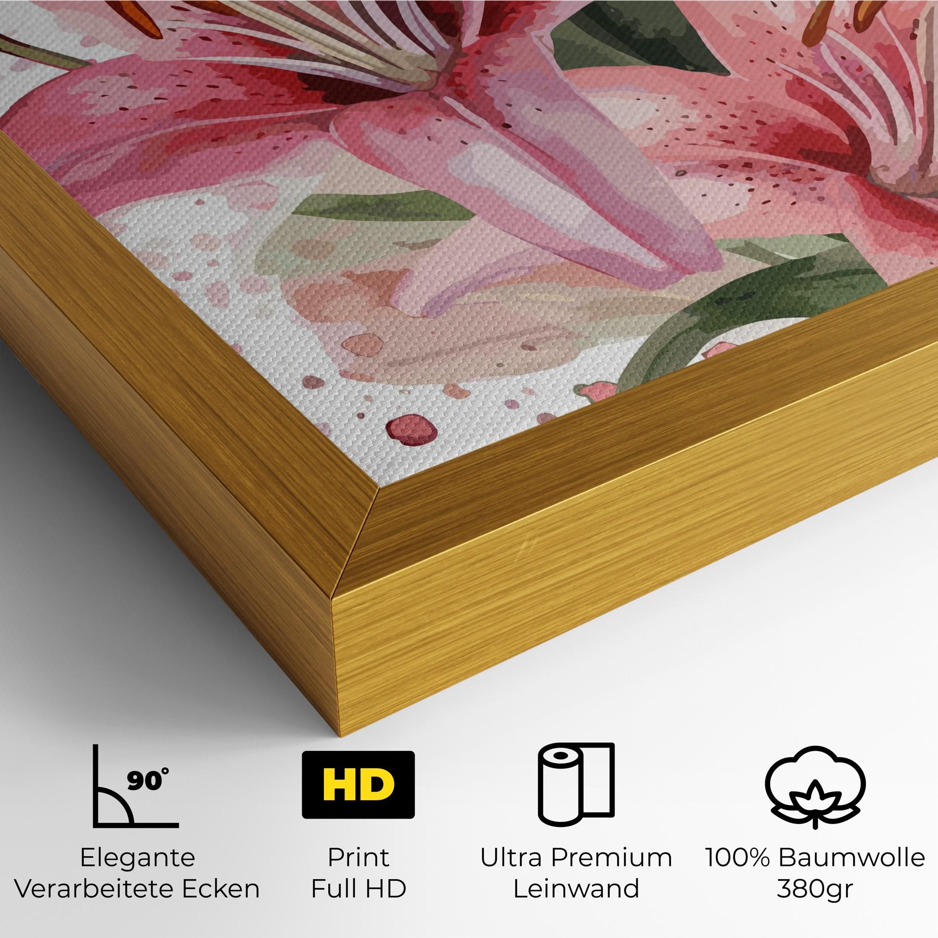 Beautiful Pink Lily mockup 4