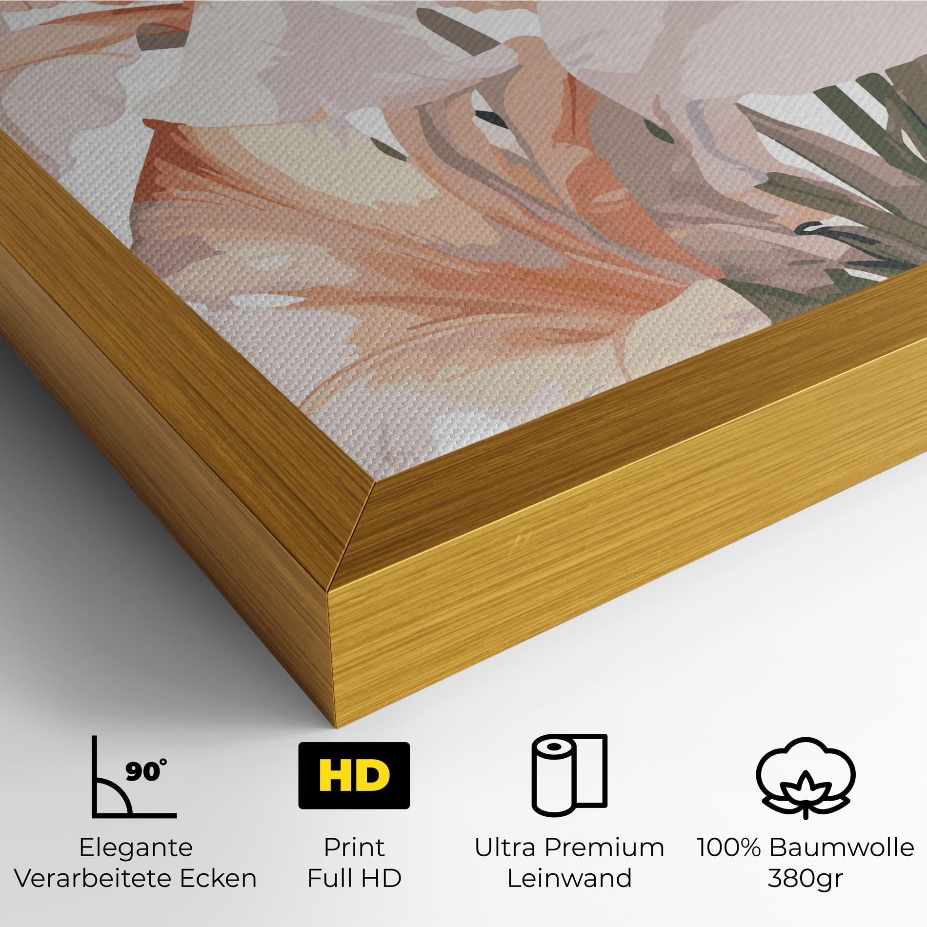 Leinwandbild Light Pink Lily mockup 4