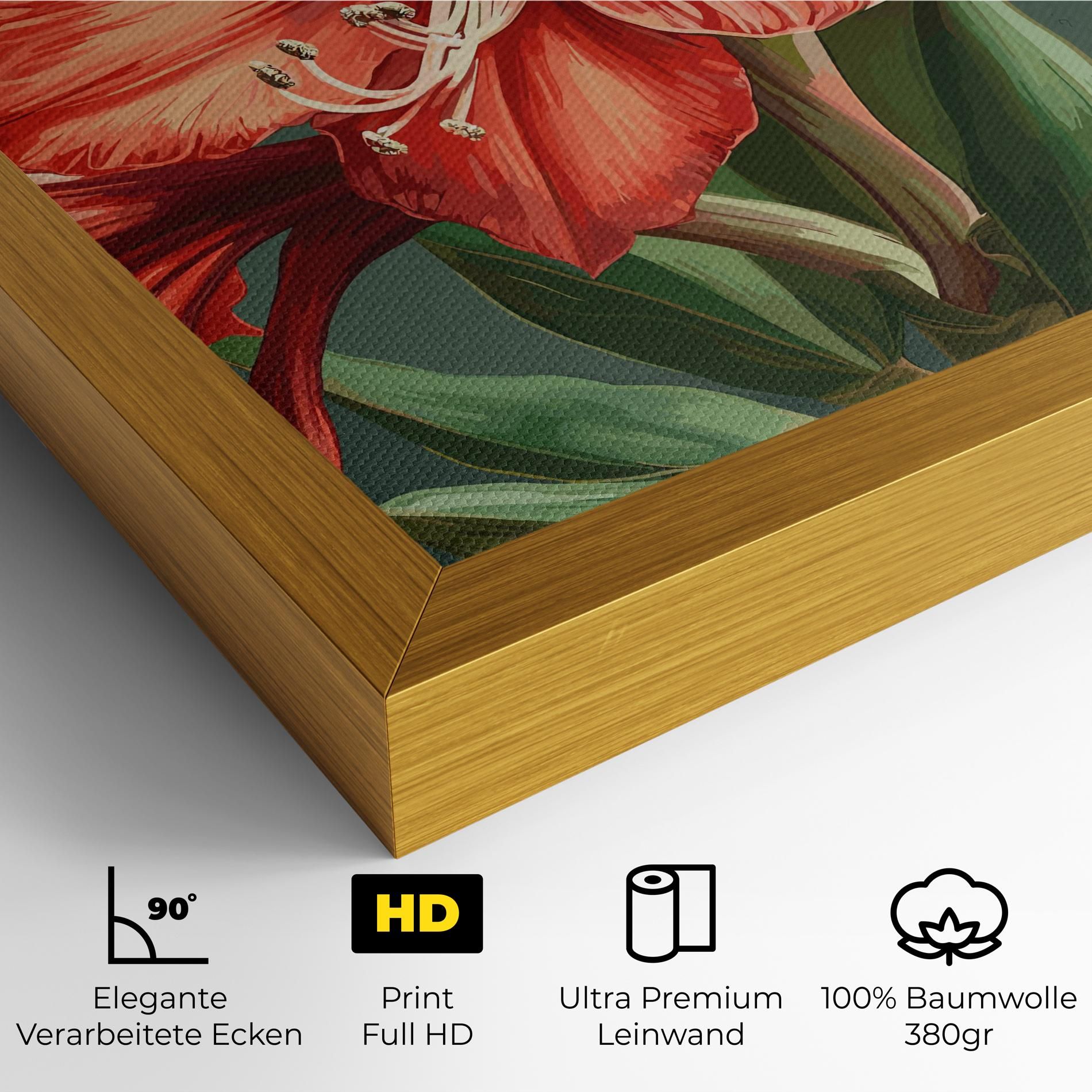 Lily Orange Art mockup 4