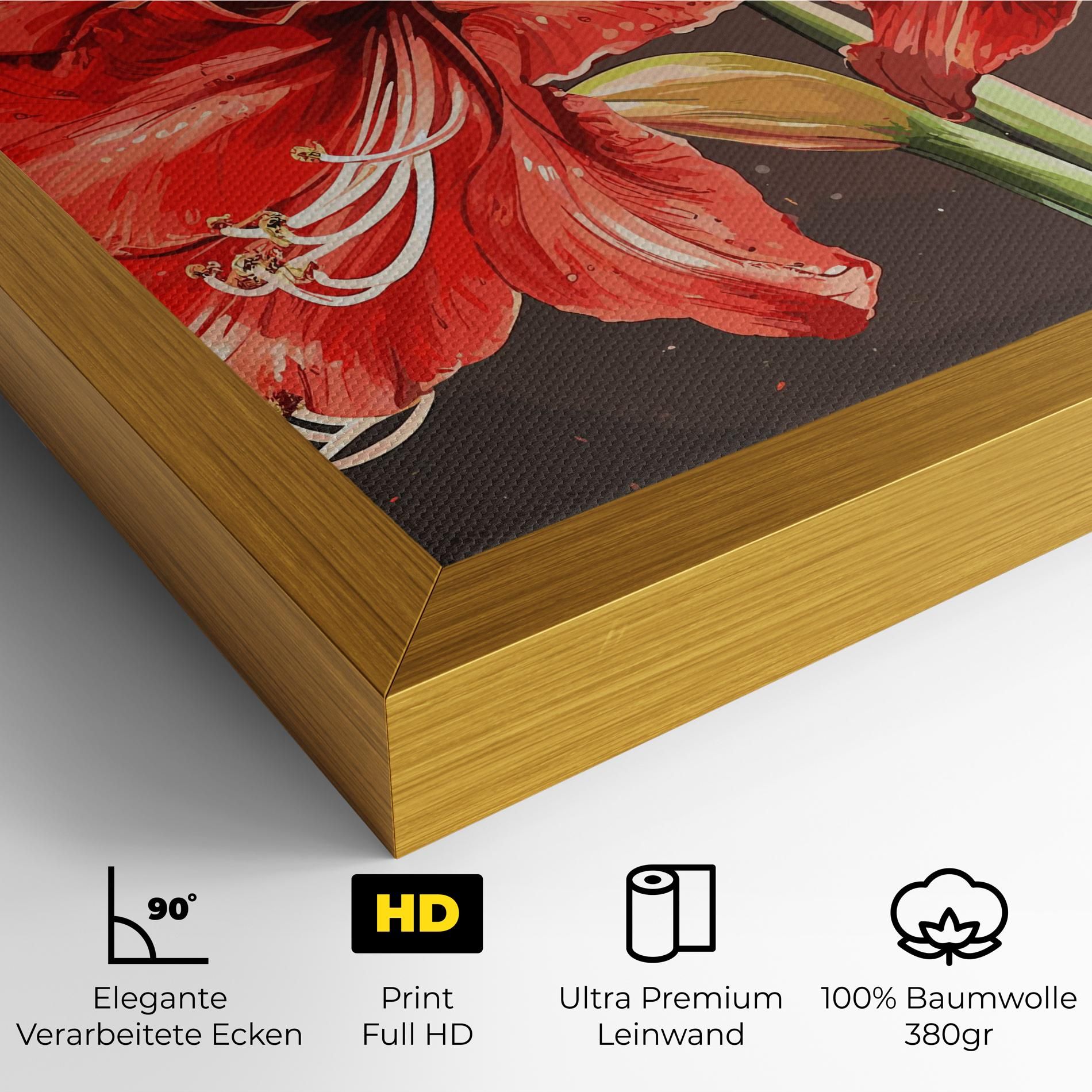 Orange Pretty Lily mockup 4