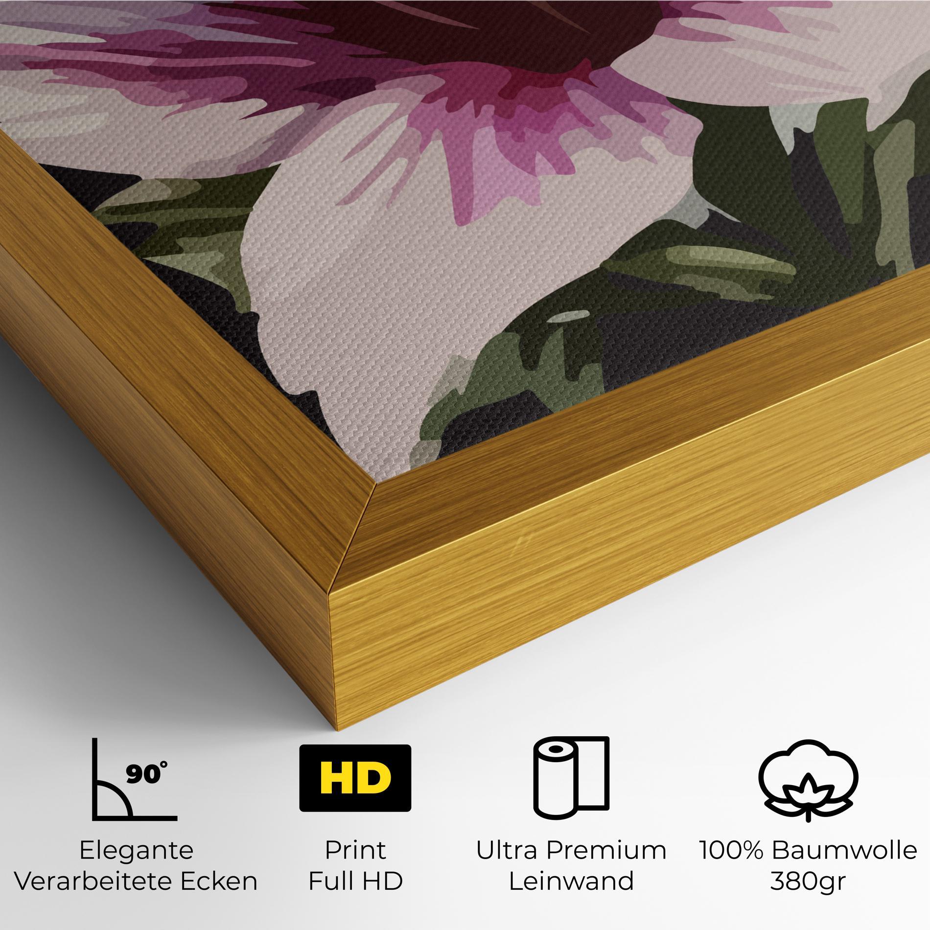 Leinwandbild Pink Pretty Lily mockup 4