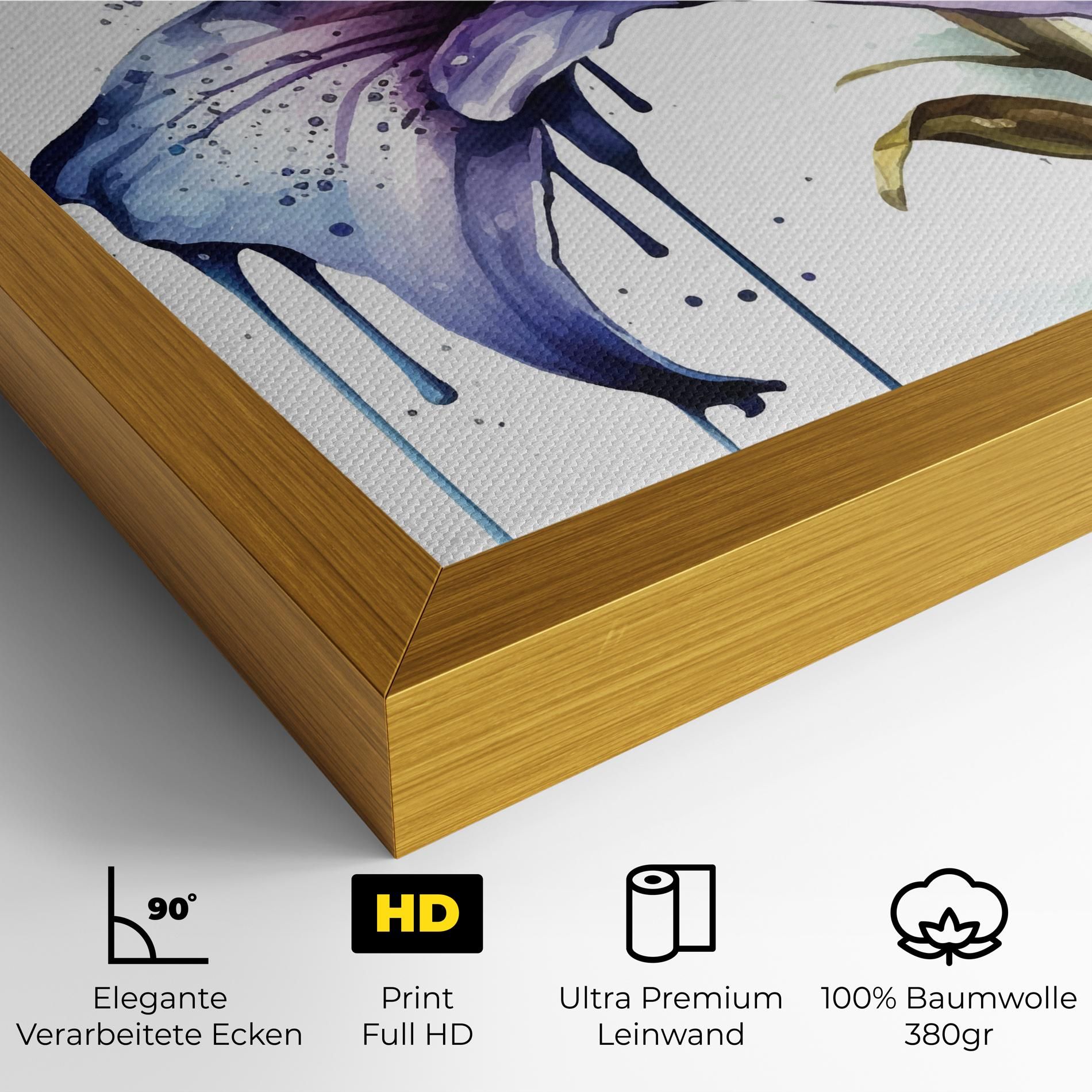 Purple Orange Lily mockup 4