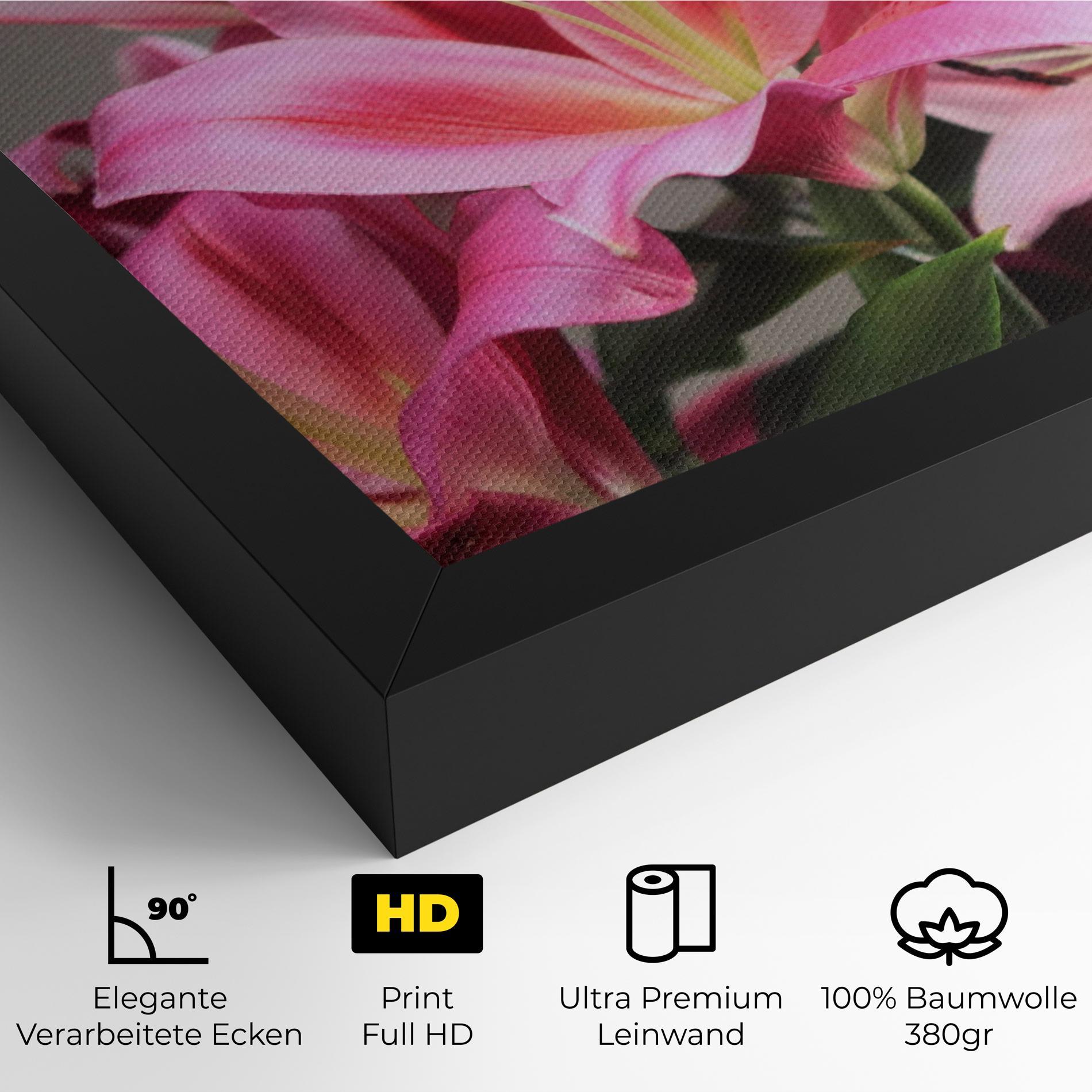 Leinwandbild Light Pink Lily View mockup 4