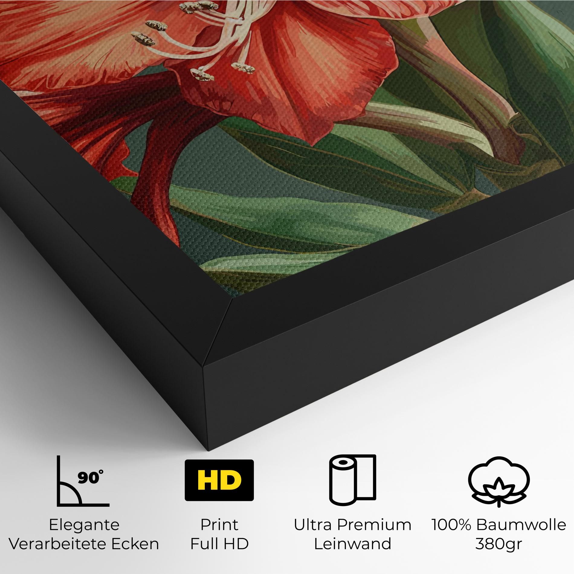 Lily Orange Art mockup 4