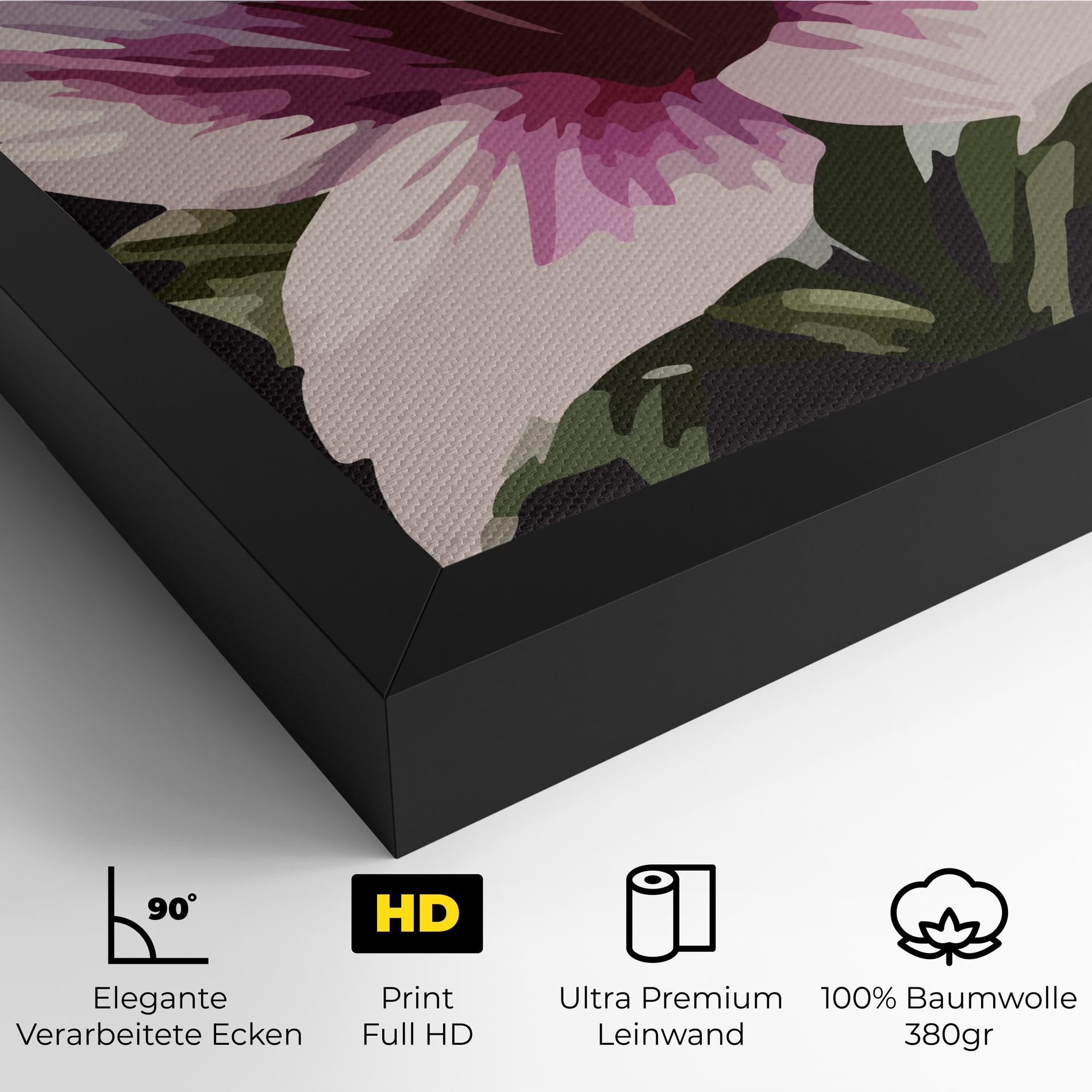 Leinwandbild Pink Pretty Lily mockup 4