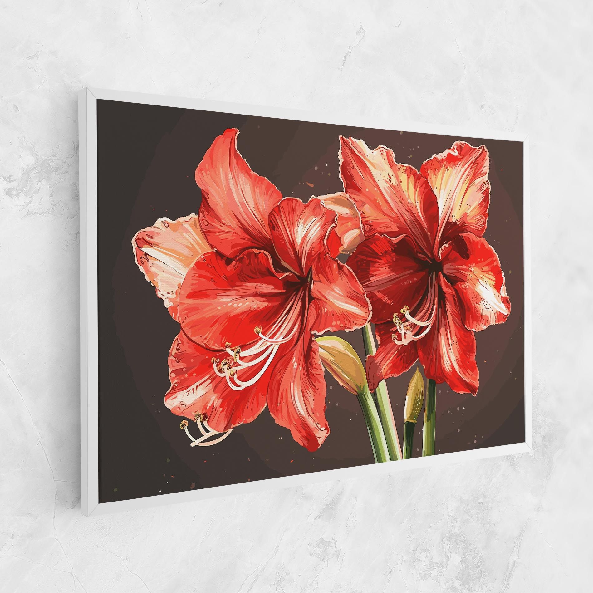 Orange Pretty Lily mockup 1