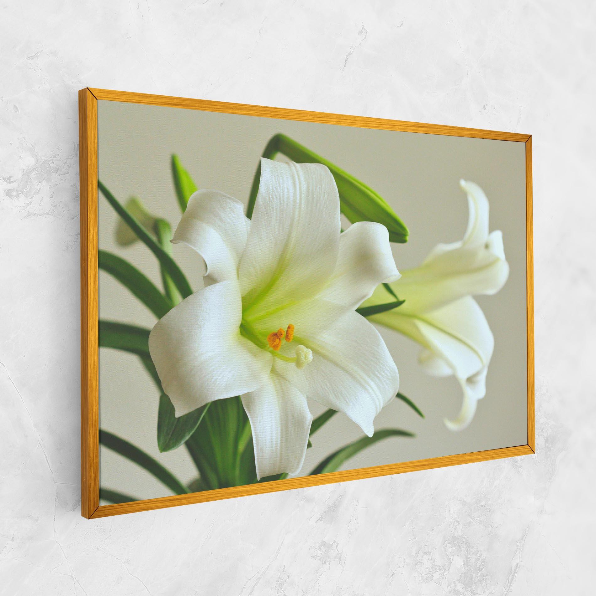 Leinwandbild Green Lily mockup 1